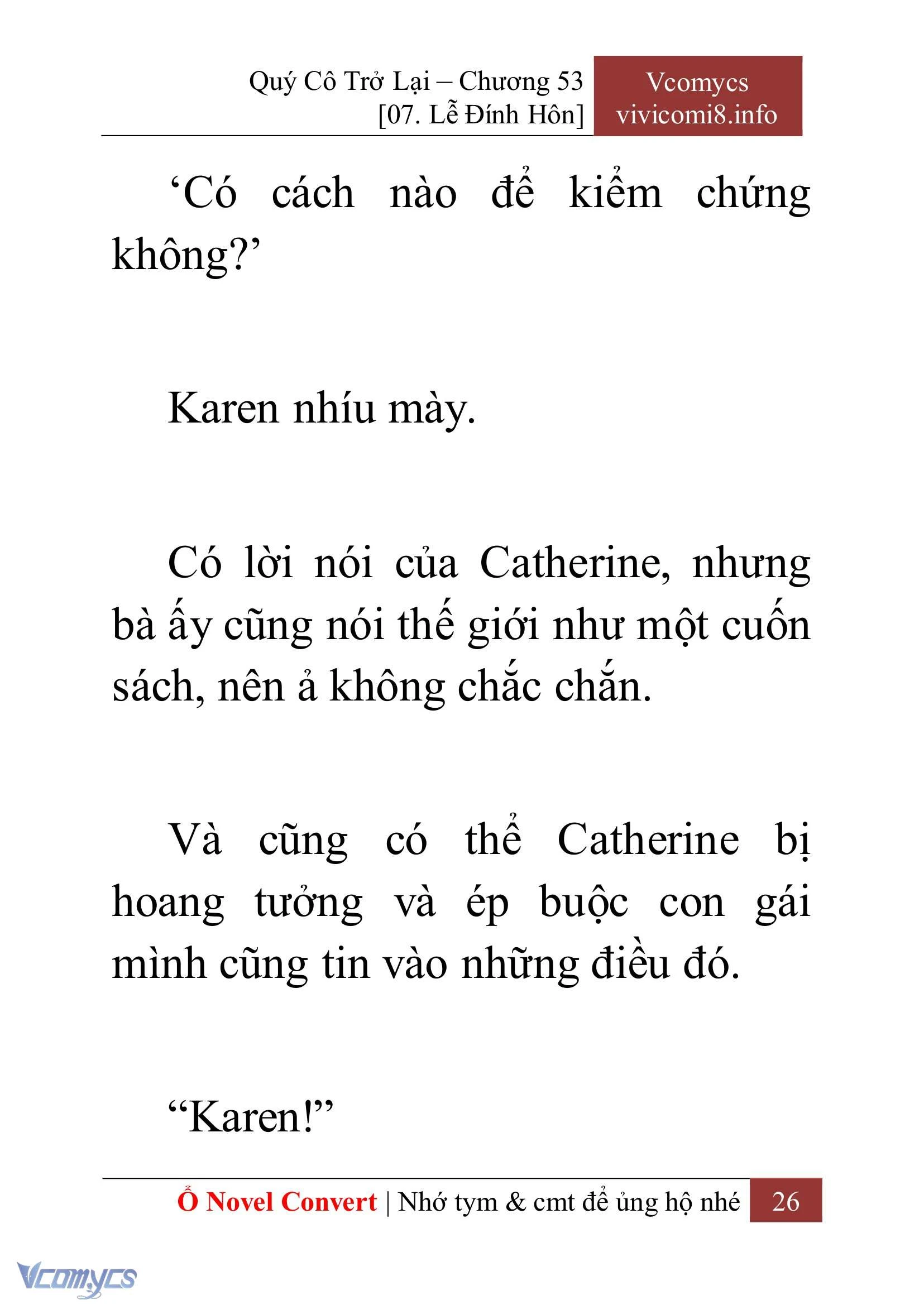 [Novel] Quý Cô Trở Lại Chapter  53 - 28