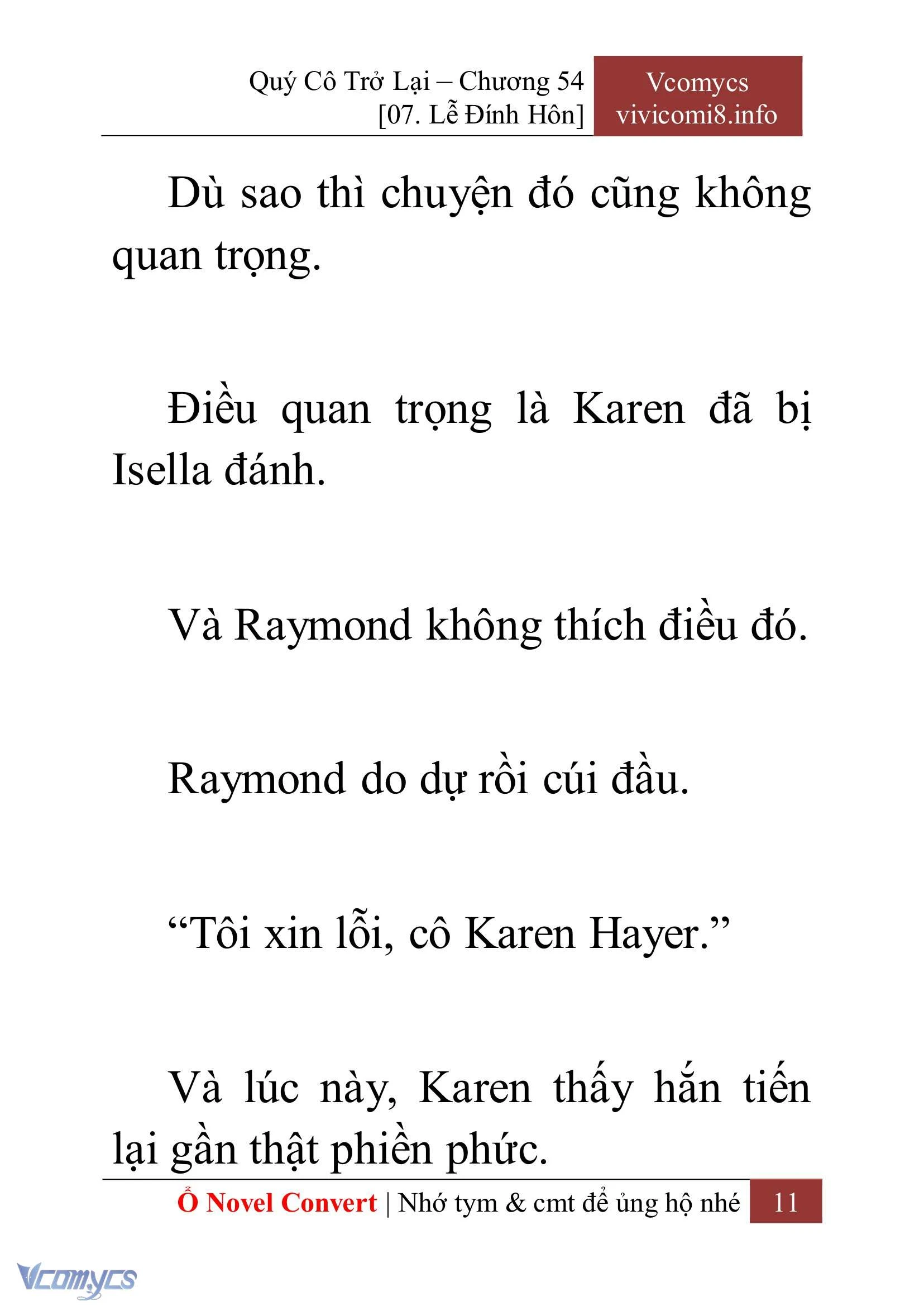 [Novel] Quý Cô Trở Lại Chapter  54 - 13