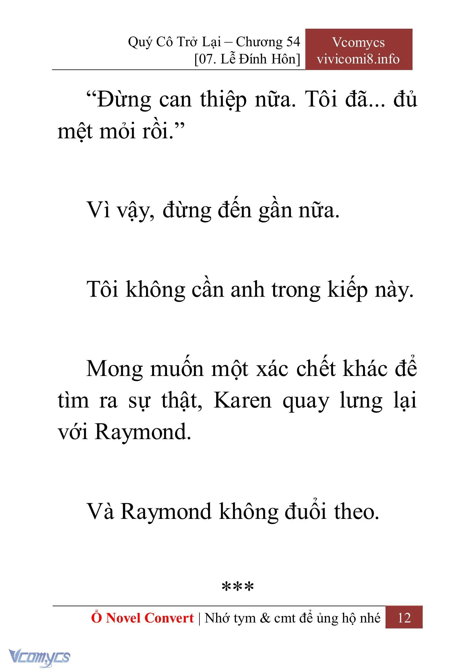 [Novel] Quý Cô Trở Lại Chapter  54 - 14