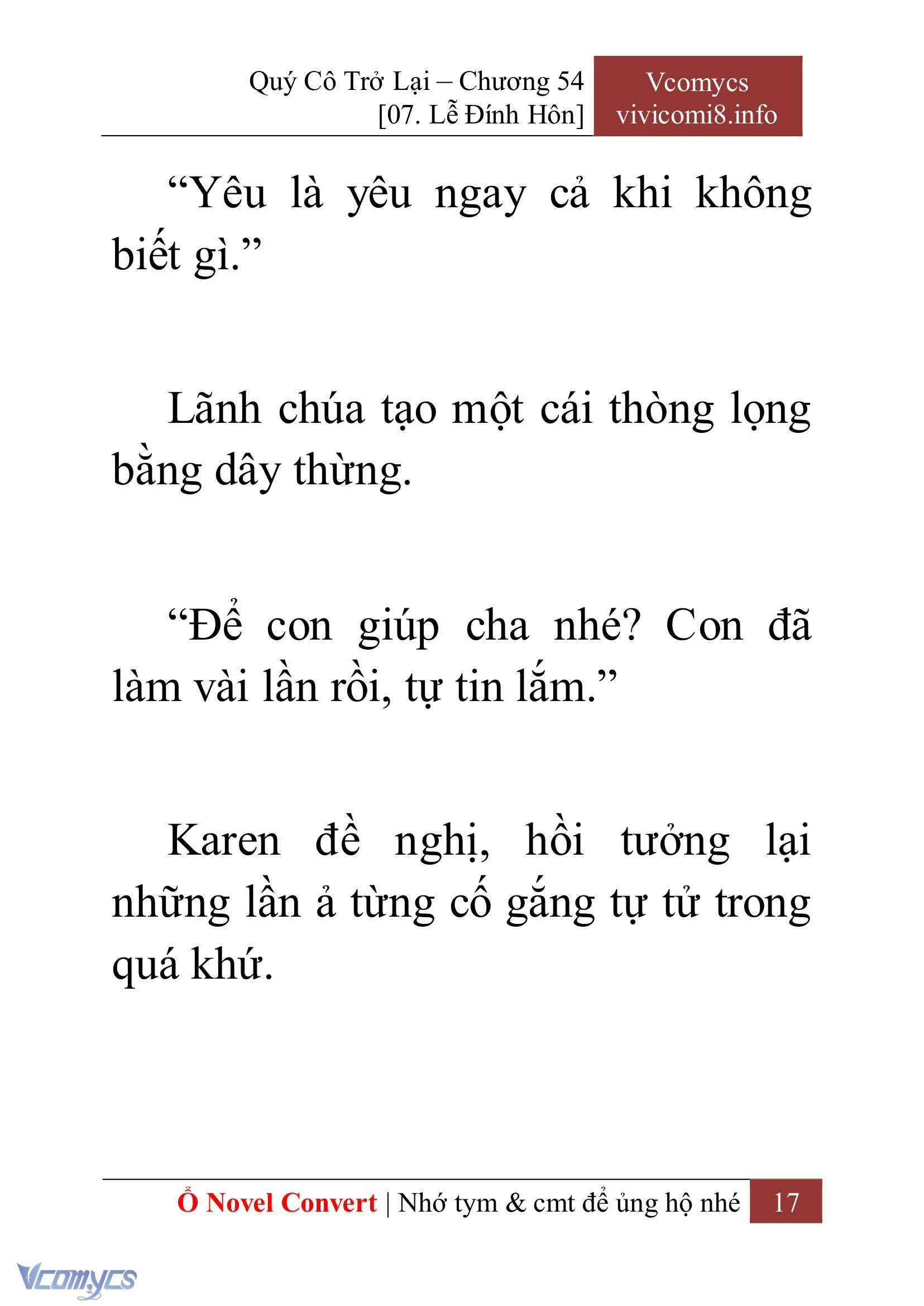 [Novel] Quý Cô Trở Lại Chapter  54 - 19