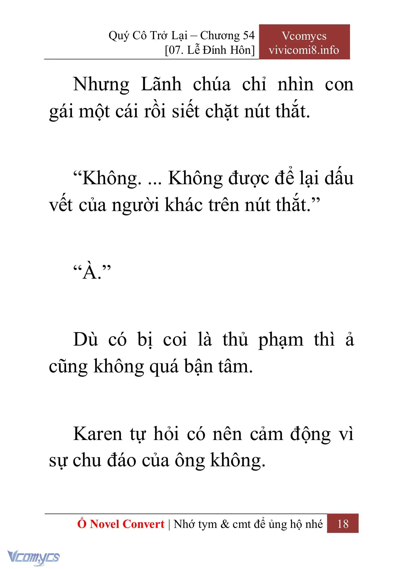 [Novel] Quý Cô Trở Lại Chapter  54 - 20