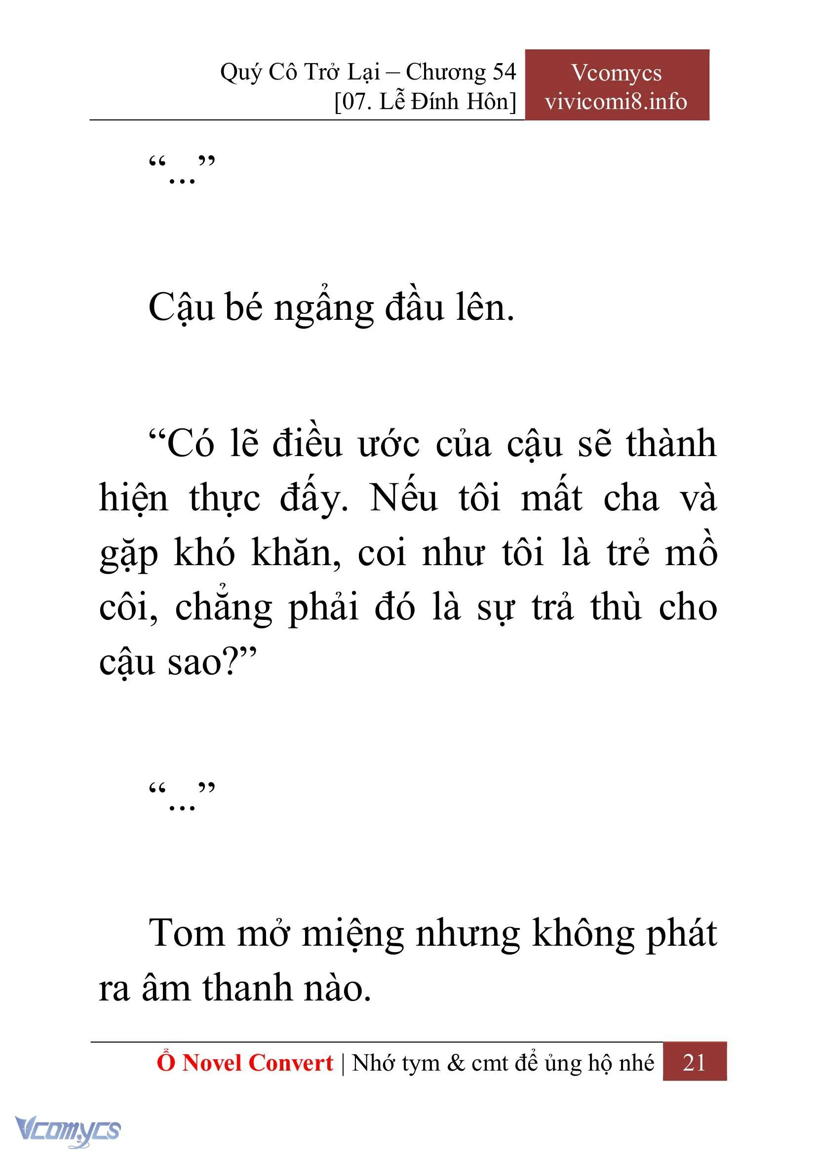 [Novel] Quý Cô Trở Lại Chapter  54 - 23