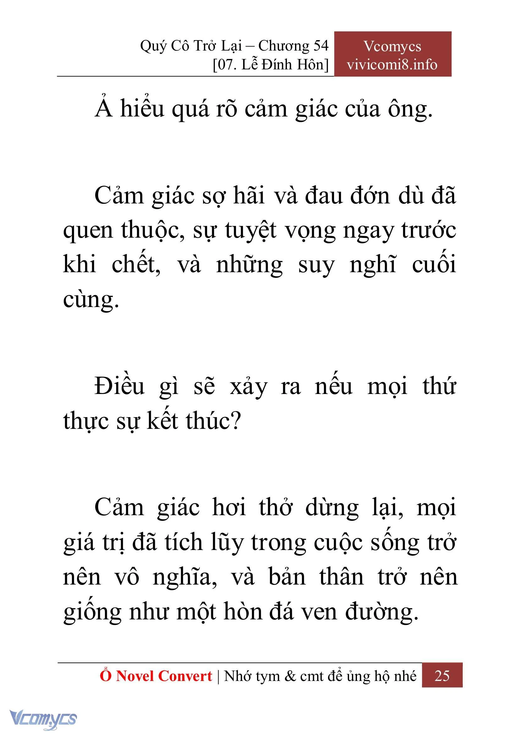 [Novel] Quý Cô Trở Lại Chapter  54 - 27