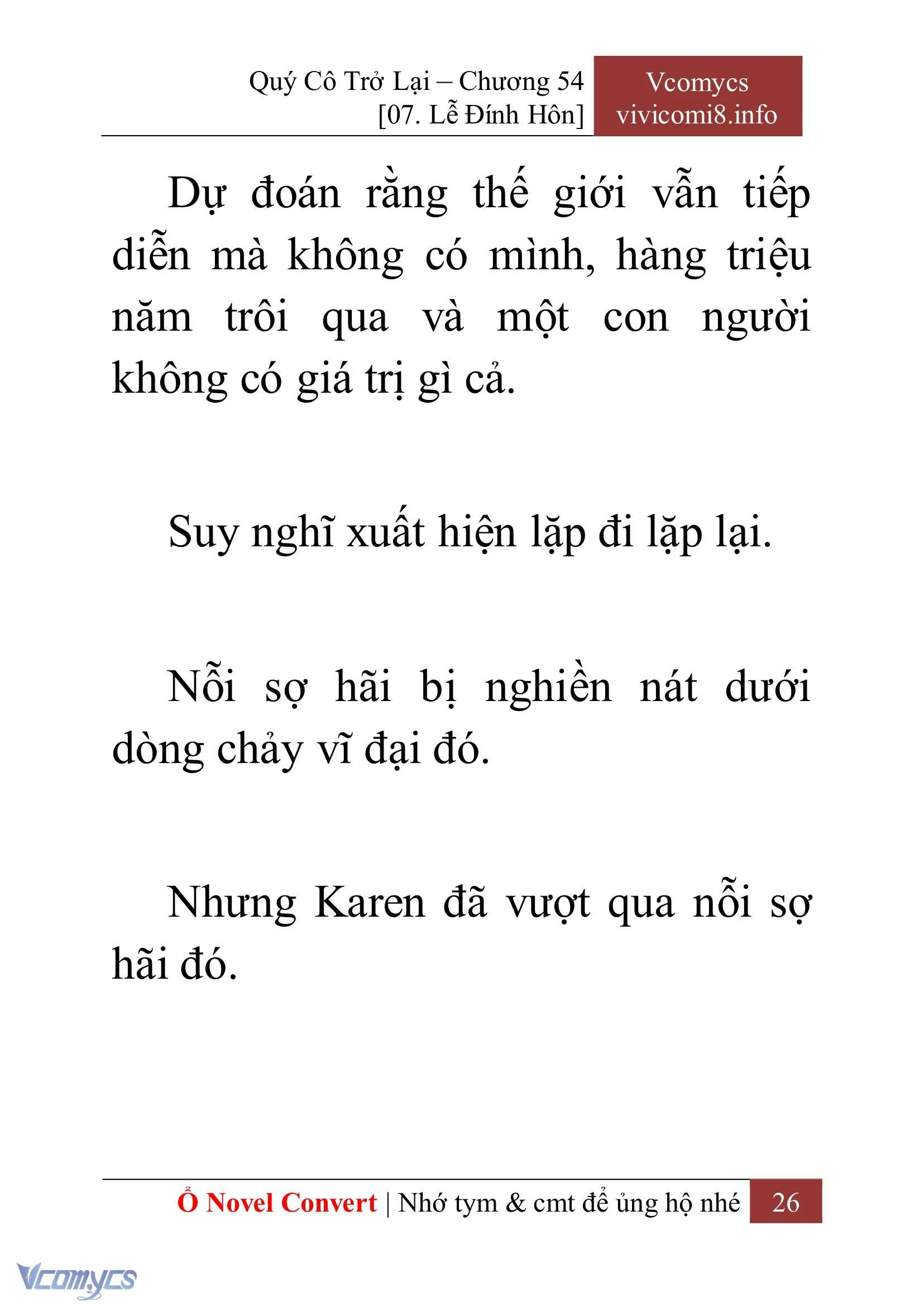 [Novel] Quý Cô Trở Lại Chapter  54 - 28