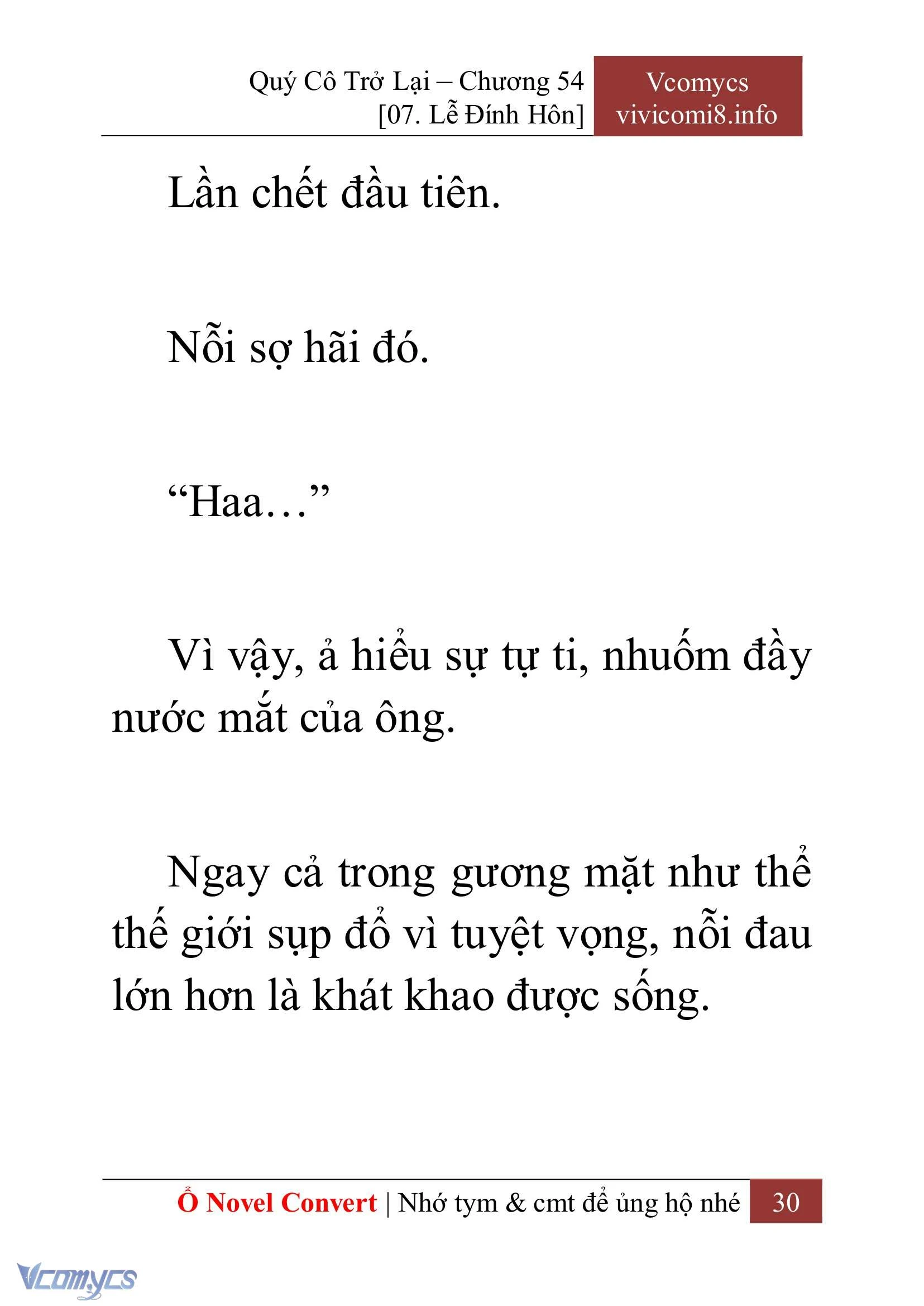 [Novel] Quý Cô Trở Lại Chapter  54 - 32