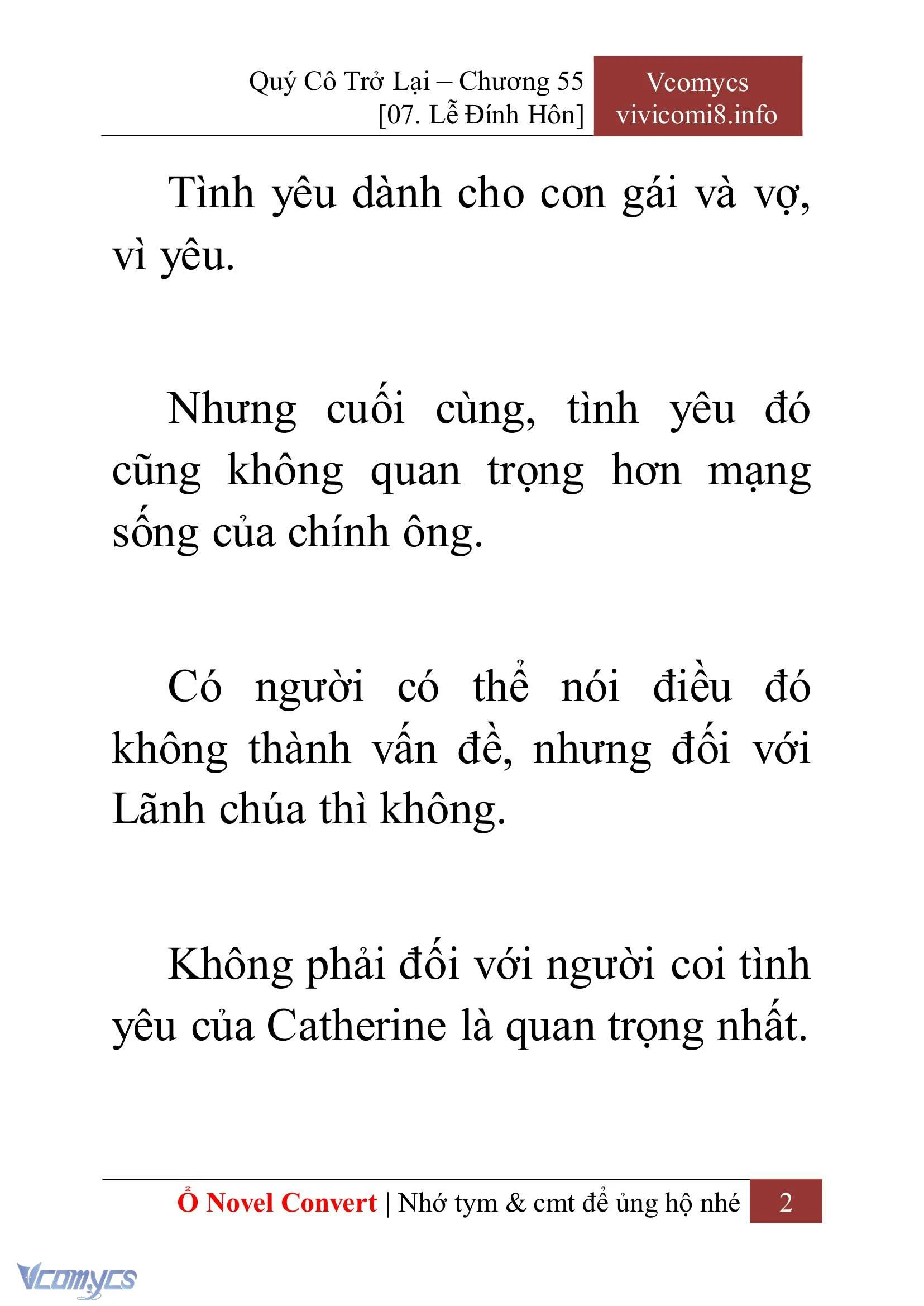 [Novel] Quý Cô Trở Lại Chapter  55 - 4