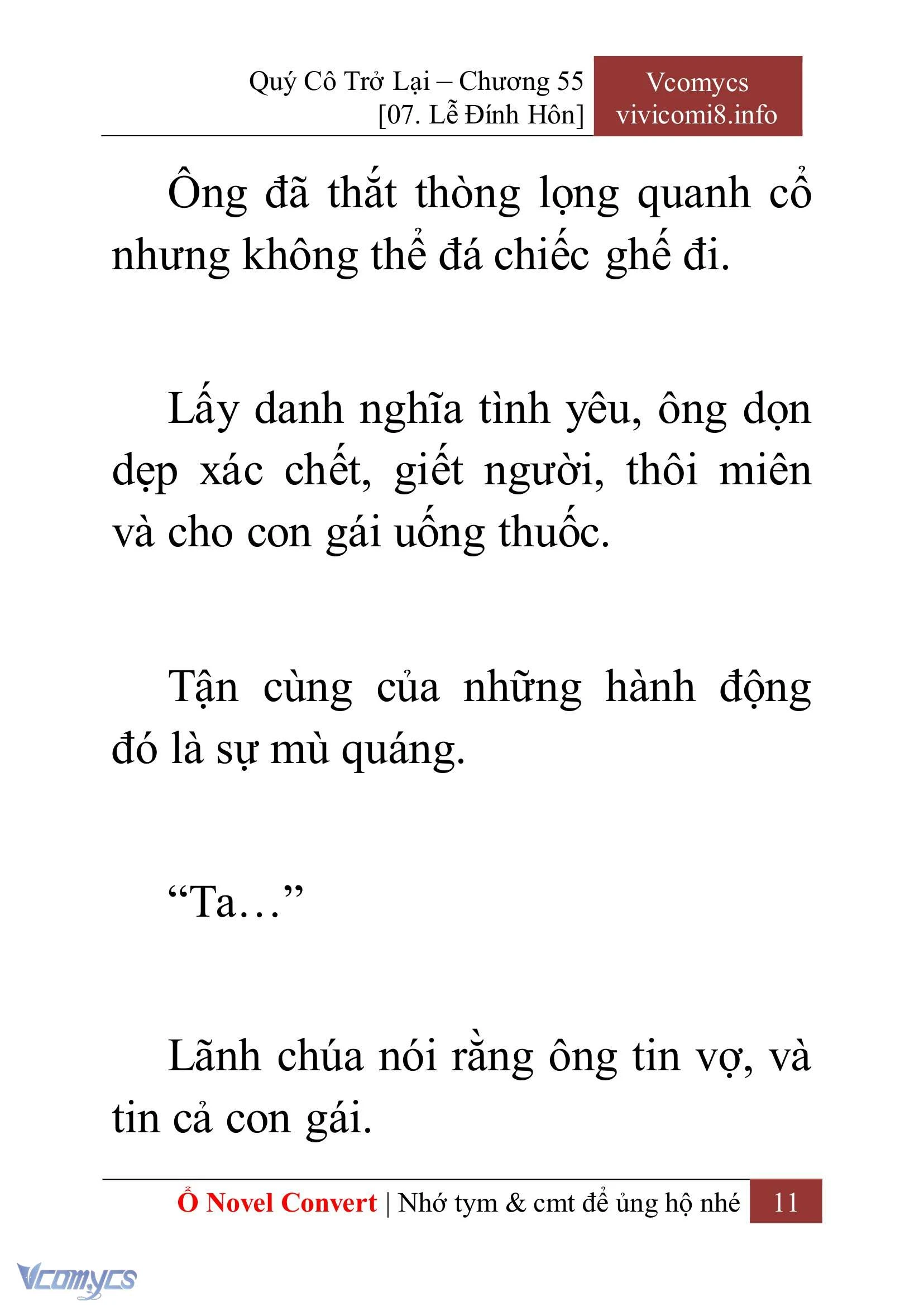 [Novel] Quý Cô Trở Lại Chapter  55 - 13