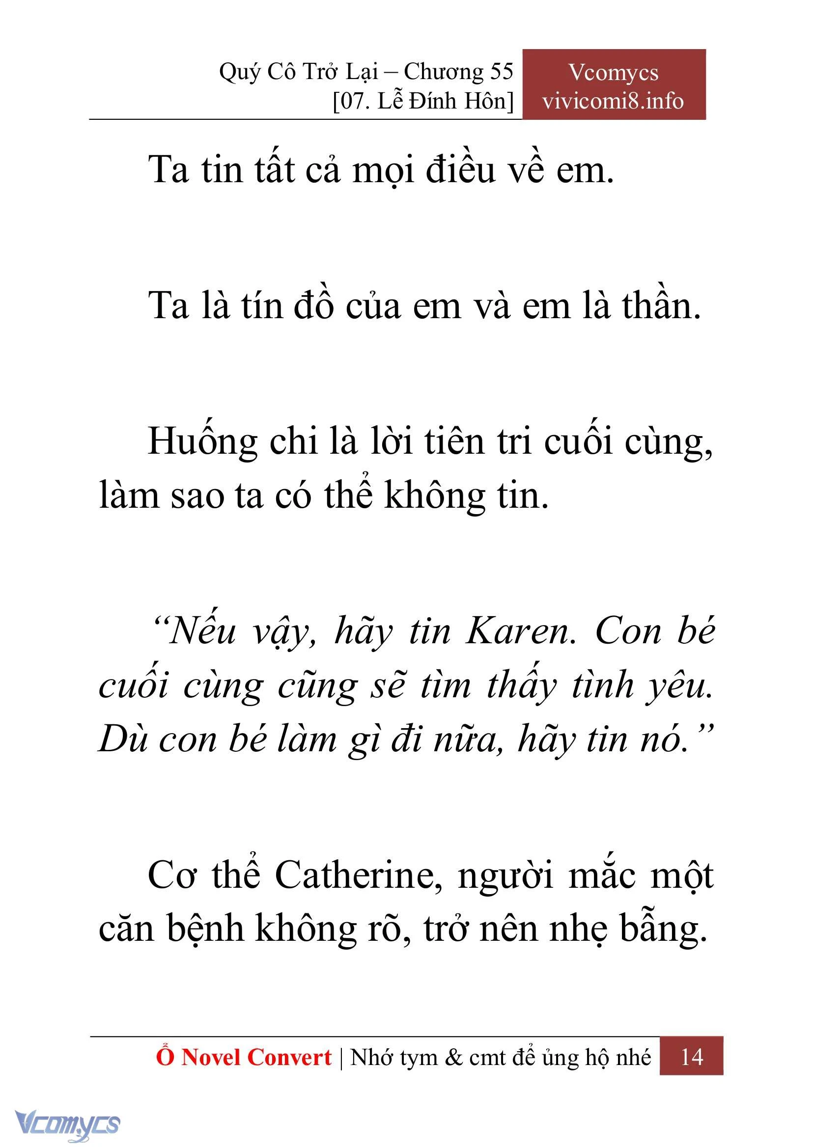 [Novel] Quý Cô Trở Lại Chapter  55 - 16