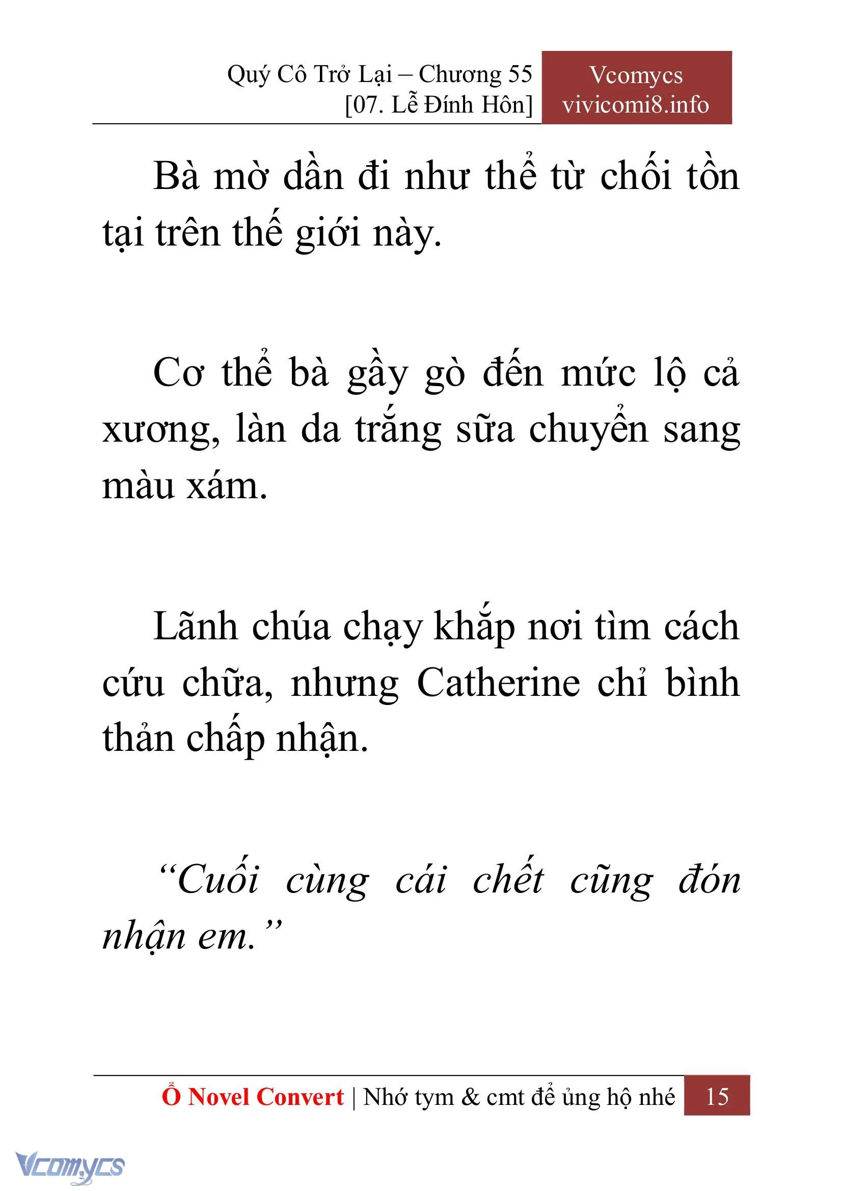 [Novel] Quý Cô Trở Lại Chapter  55 - 17