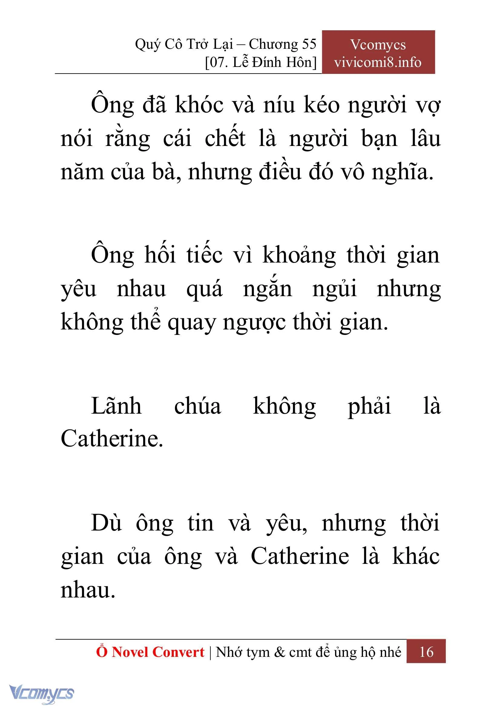 [Novel] Quý Cô Trở Lại Chapter  55 - 18