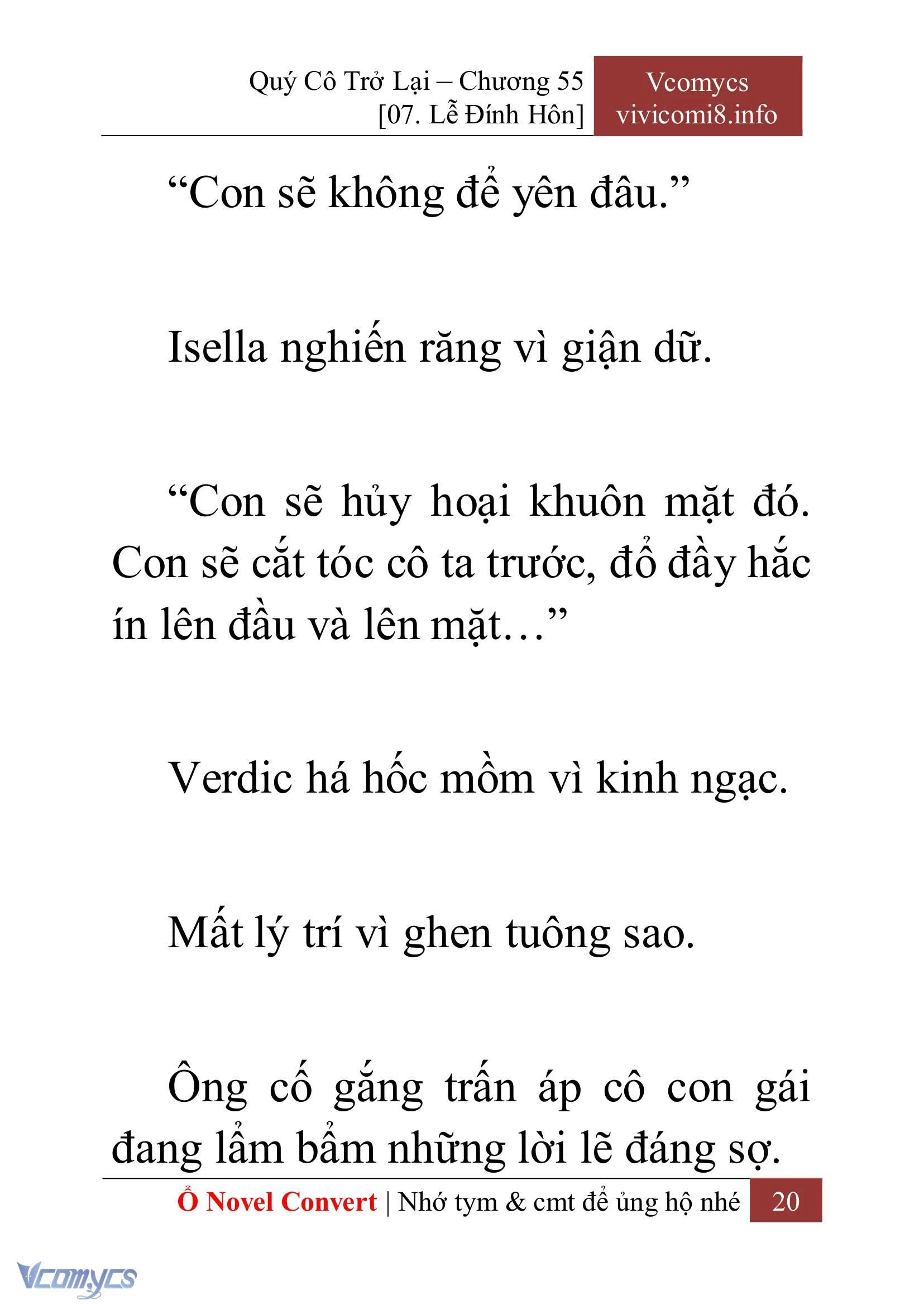 [Novel] Quý Cô Trở Lại Chapter  55 - 22