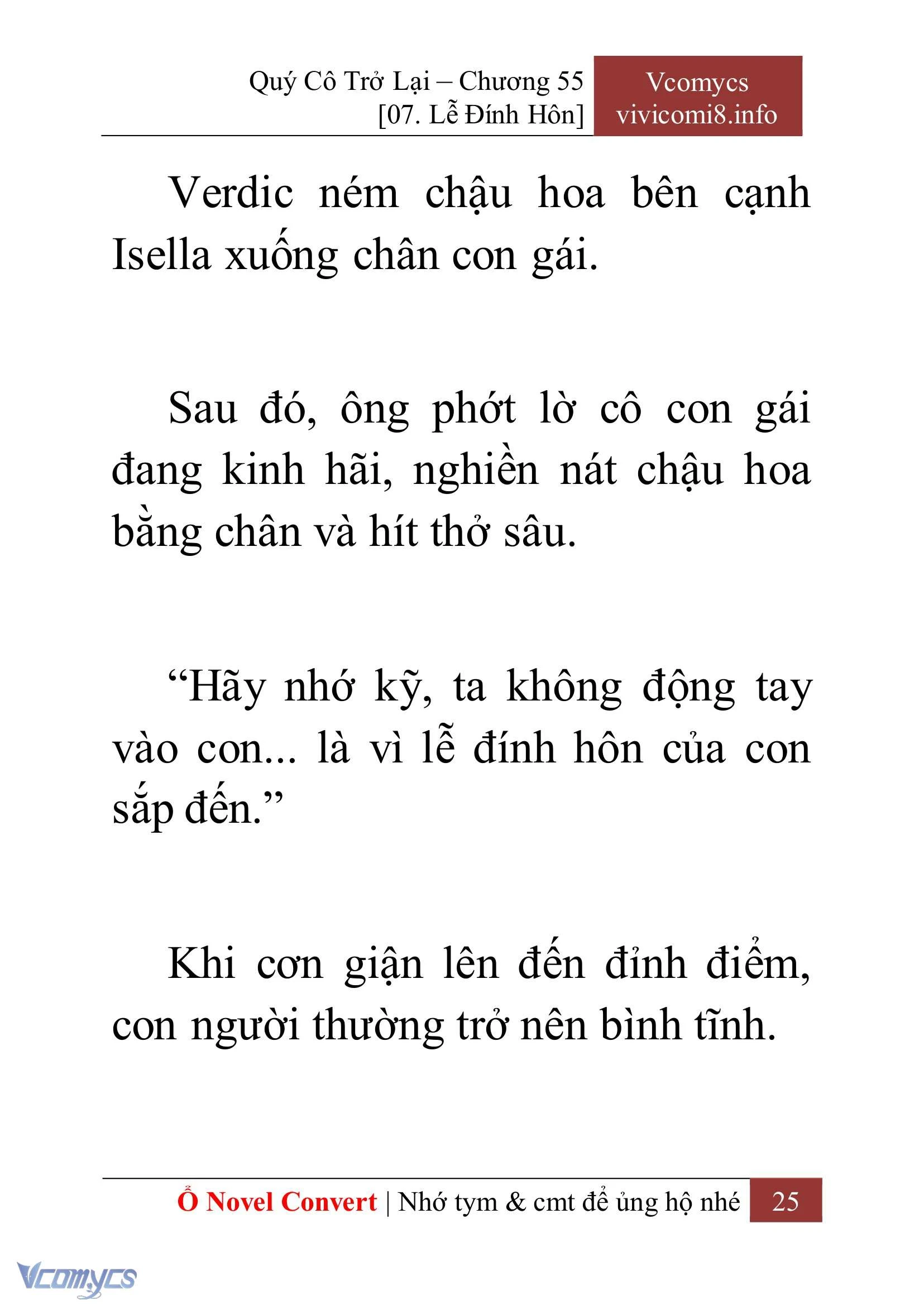 [Novel] Quý Cô Trở Lại Chapter  55 - 27