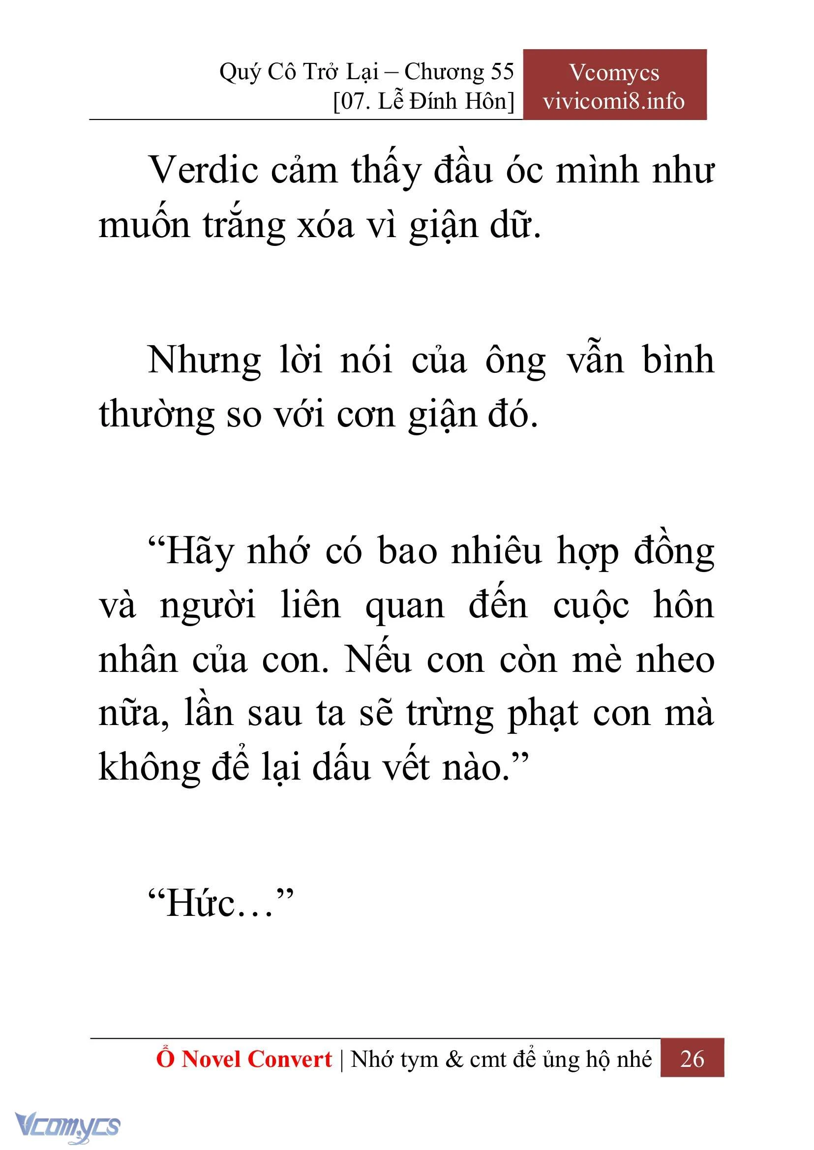 [Novel] Quý Cô Trở Lại Chapter  55 - 28