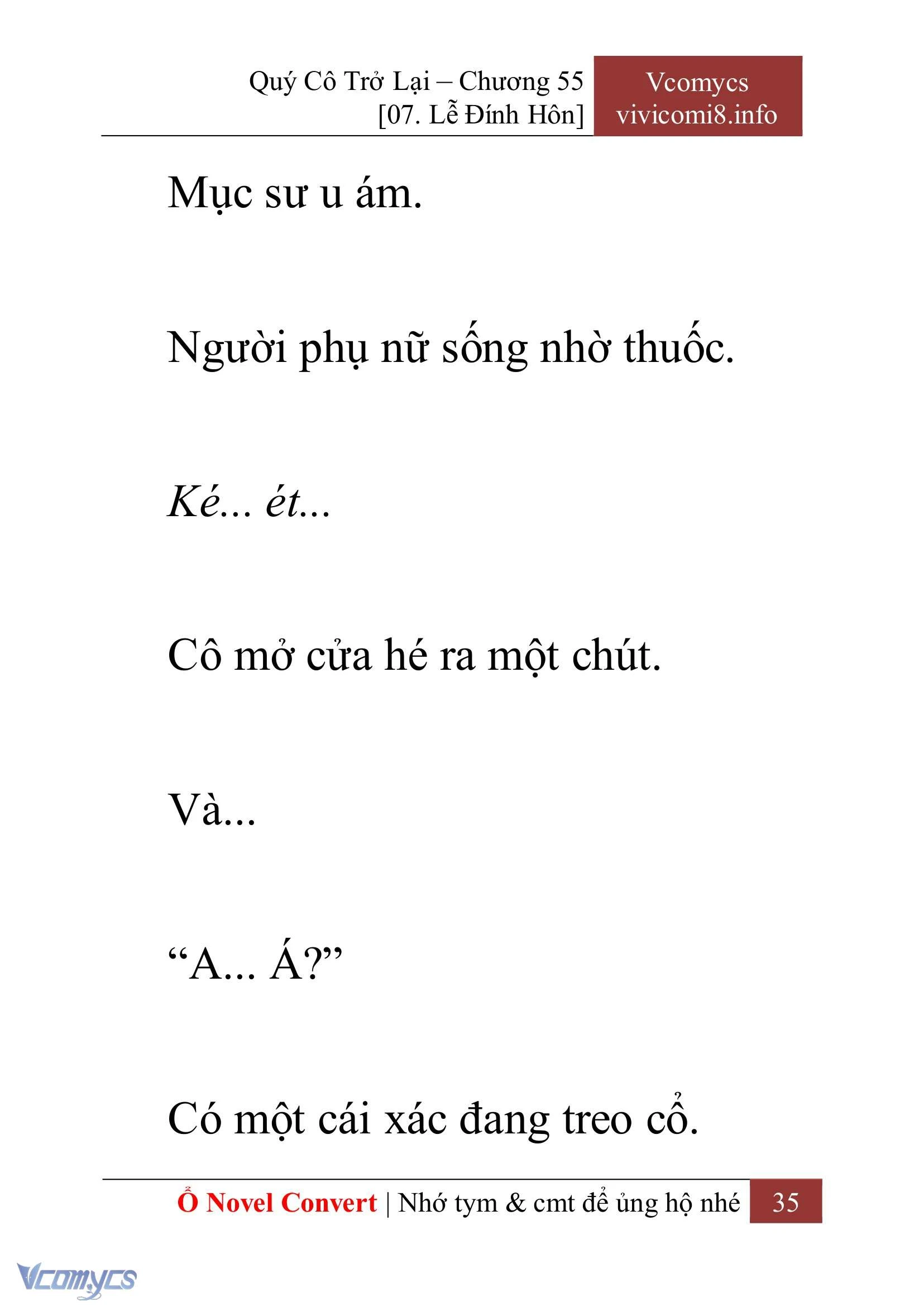[Novel] Quý Cô Trở Lại Chapter  55 - 37