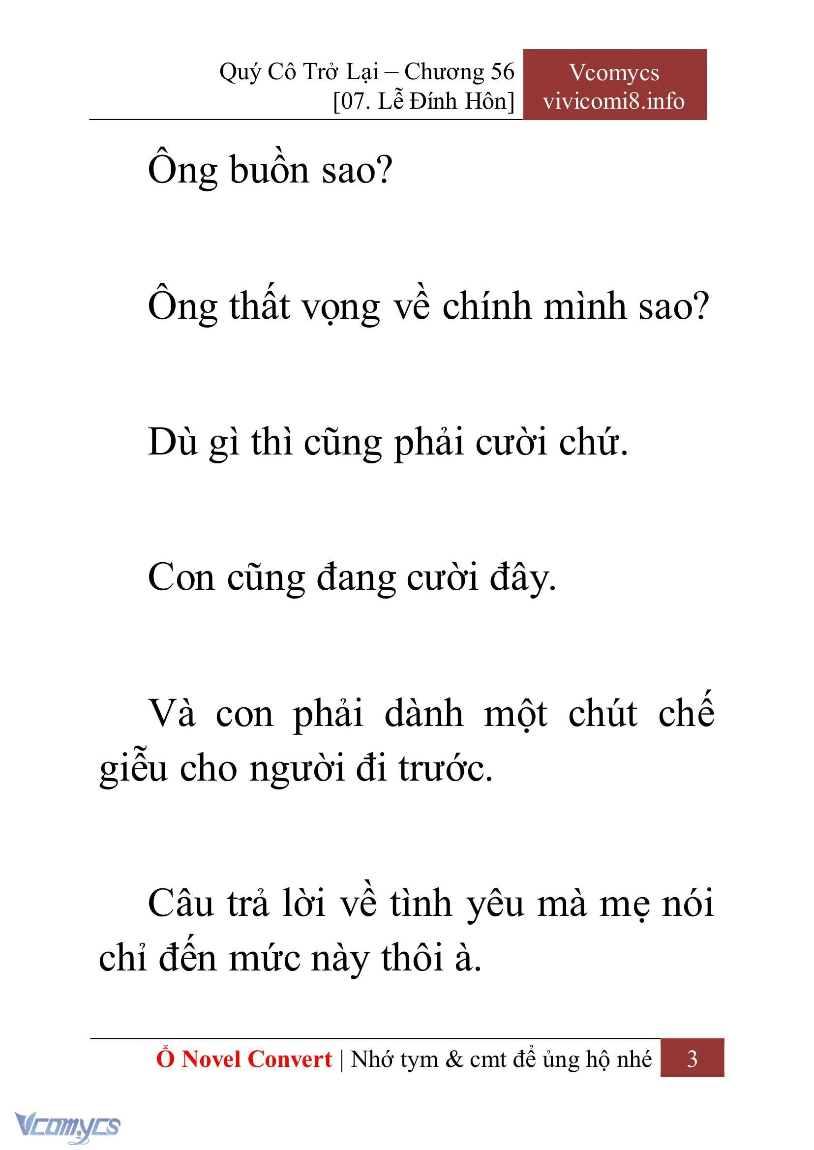 [Novel] Quý Cô Trở Lại Chapter  56 - 5