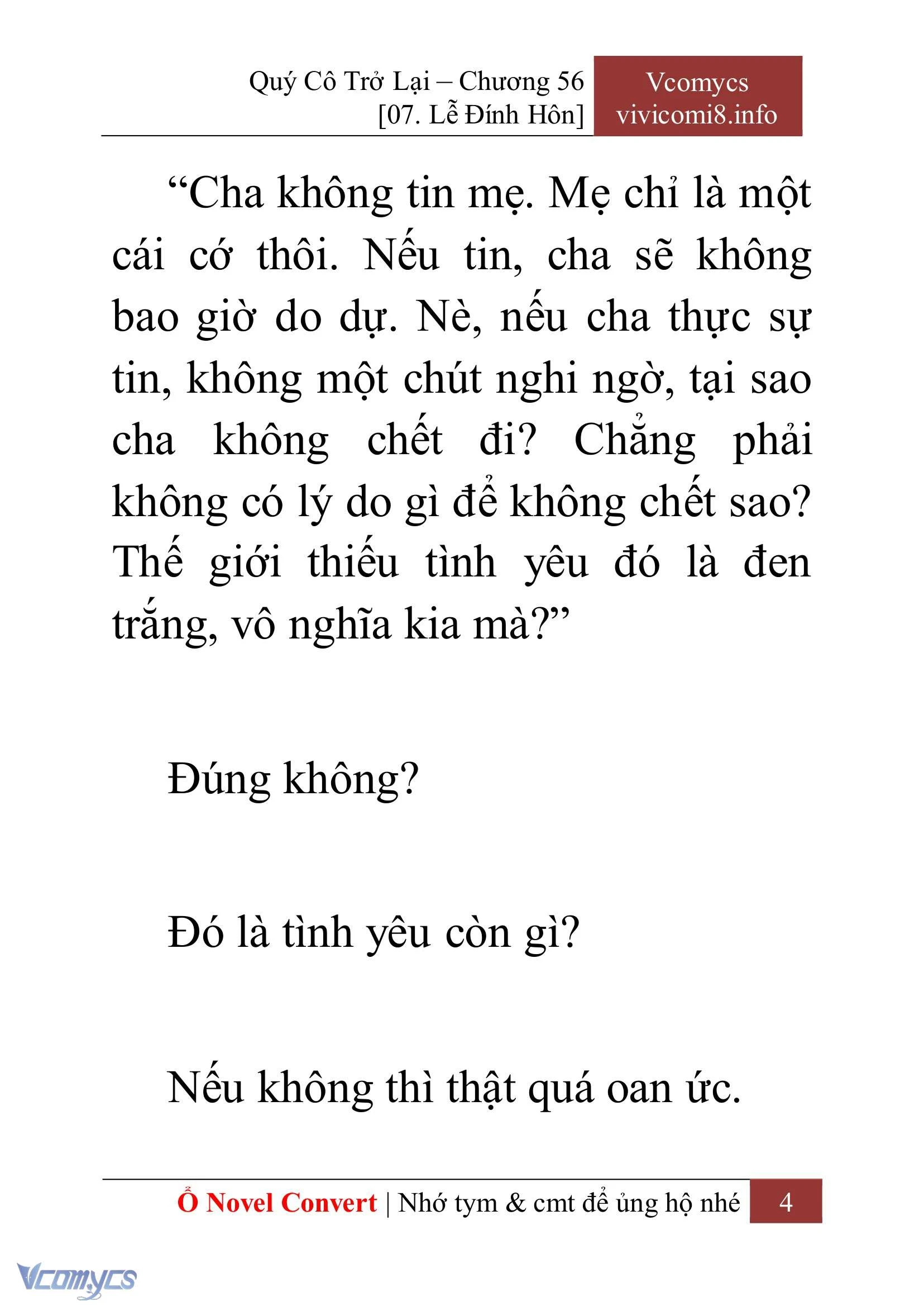 [Novel] Quý Cô Trở Lại Chapter  56 - 6