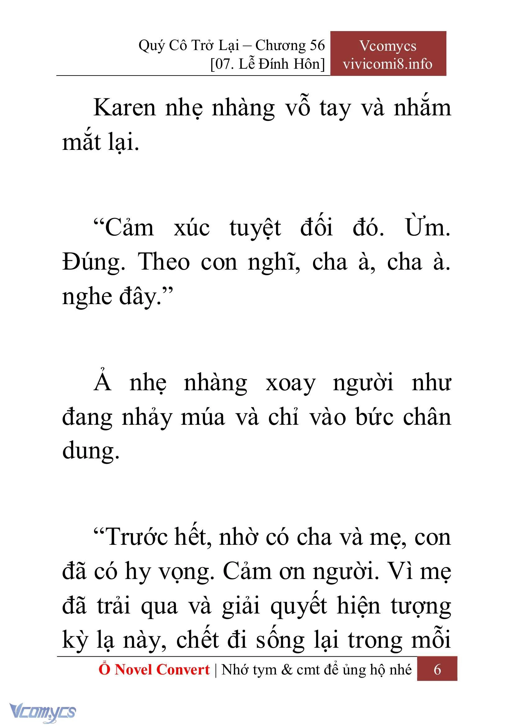 [Novel] Quý Cô Trở Lại Chapter  56 - 8