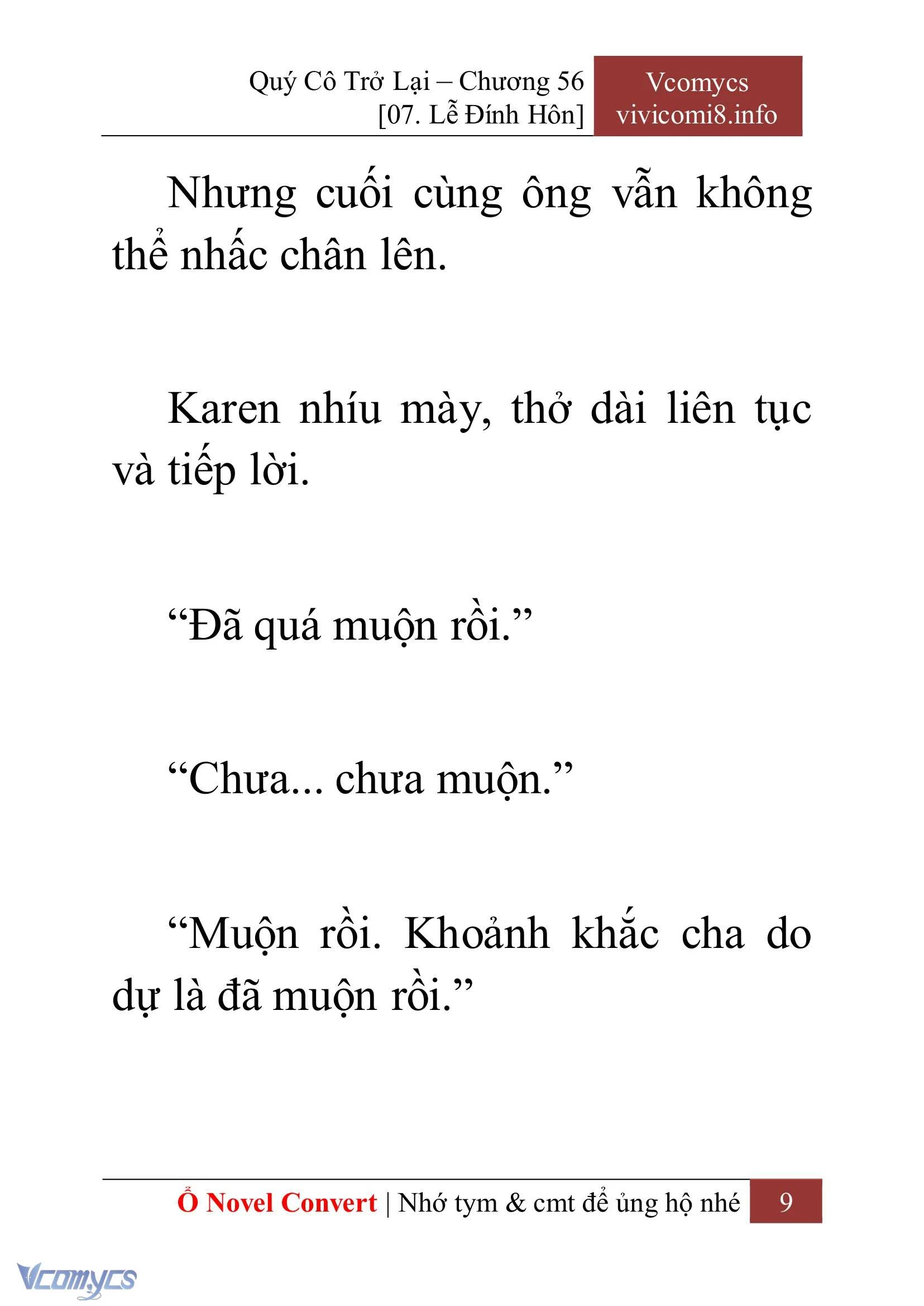 [Novel] Quý Cô Trở Lại Chapter  56 - 11