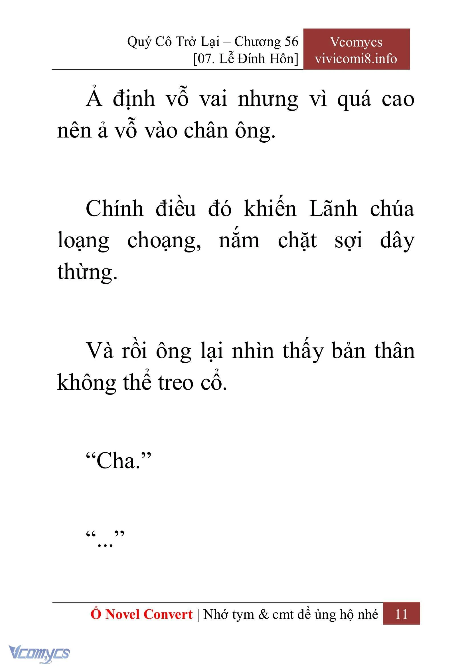 [Novel] Quý Cô Trở Lại Chapter  56 - 13