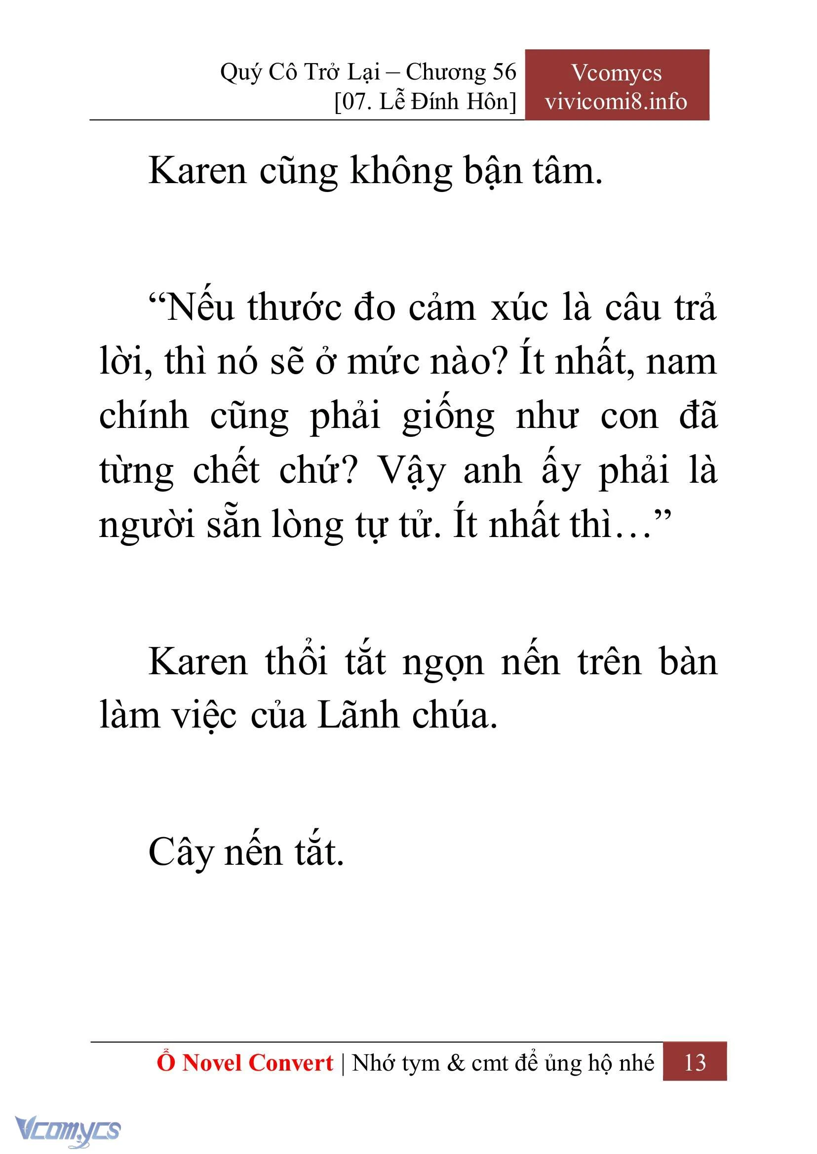[Novel] Quý Cô Trở Lại Chapter  56 - 15