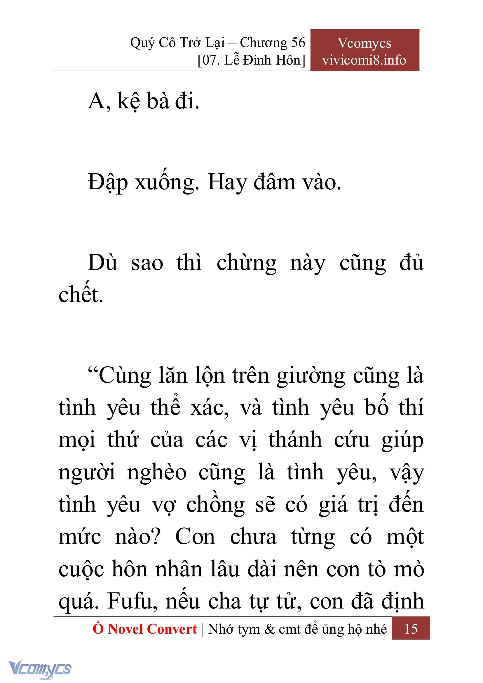 [Novel] Quý Cô Trở Lại Chapter  56 - 17