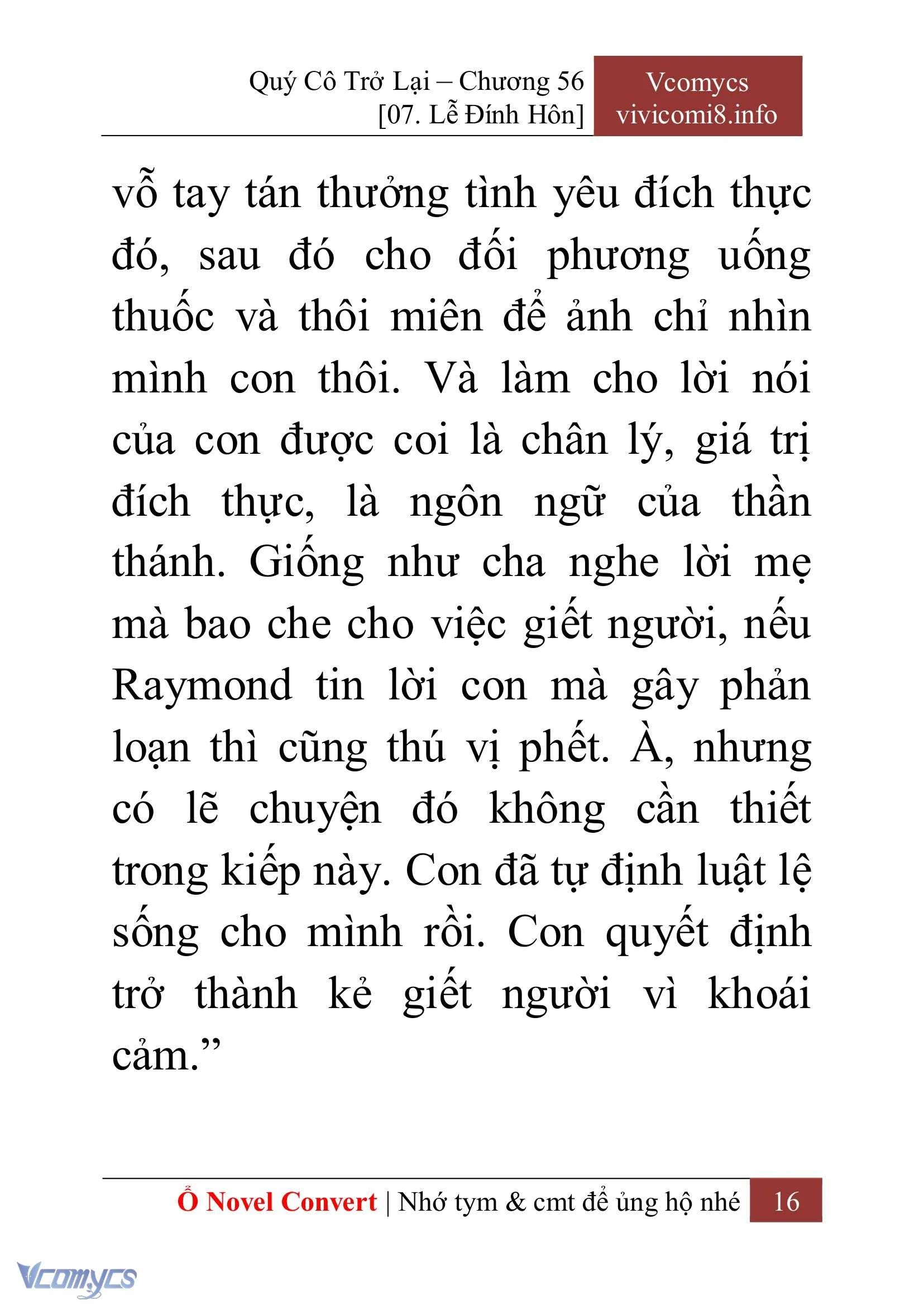 [Novel] Quý Cô Trở Lại Chapter  56 - 18