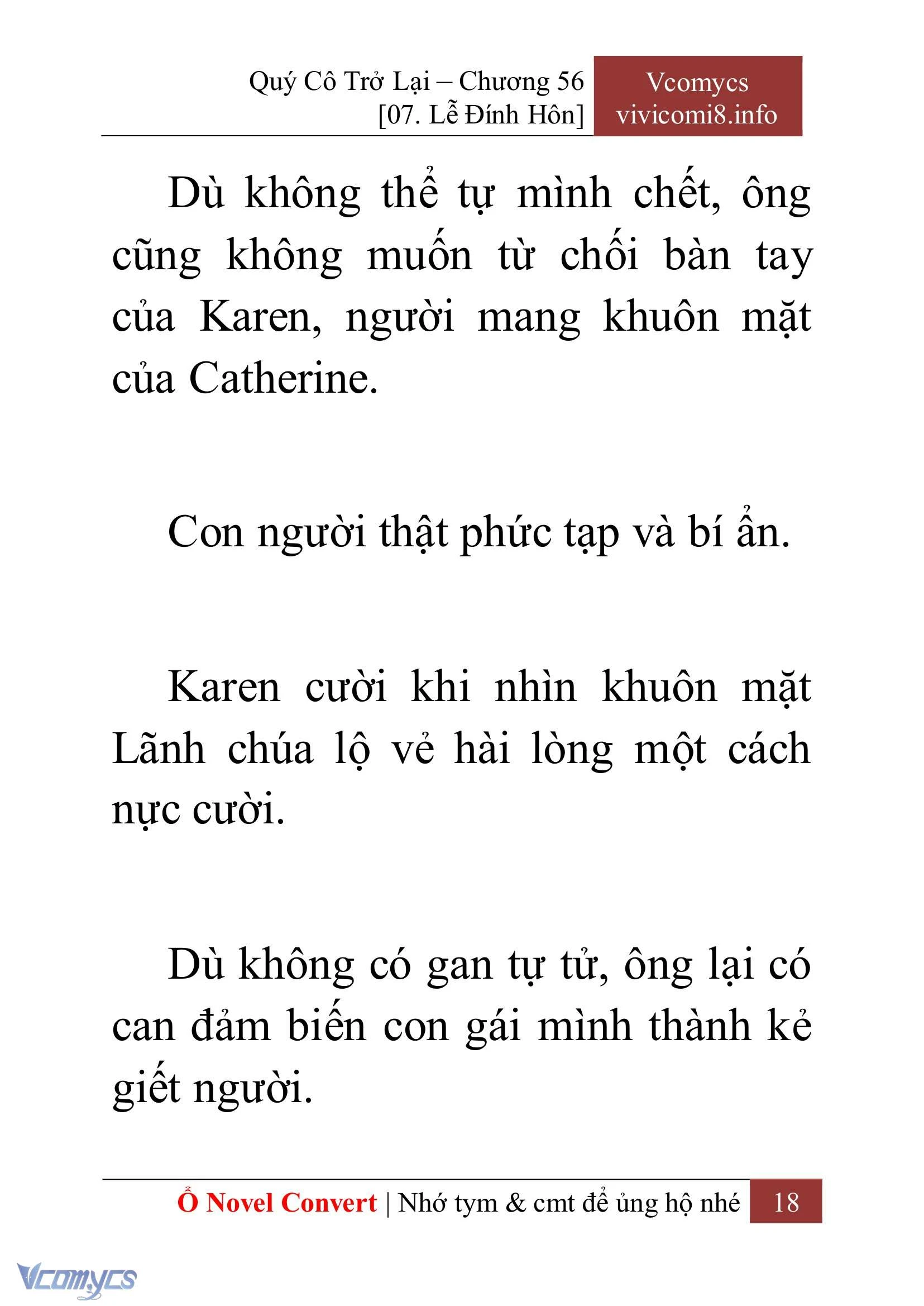 [Novel] Quý Cô Trở Lại Chapter  56 - 20