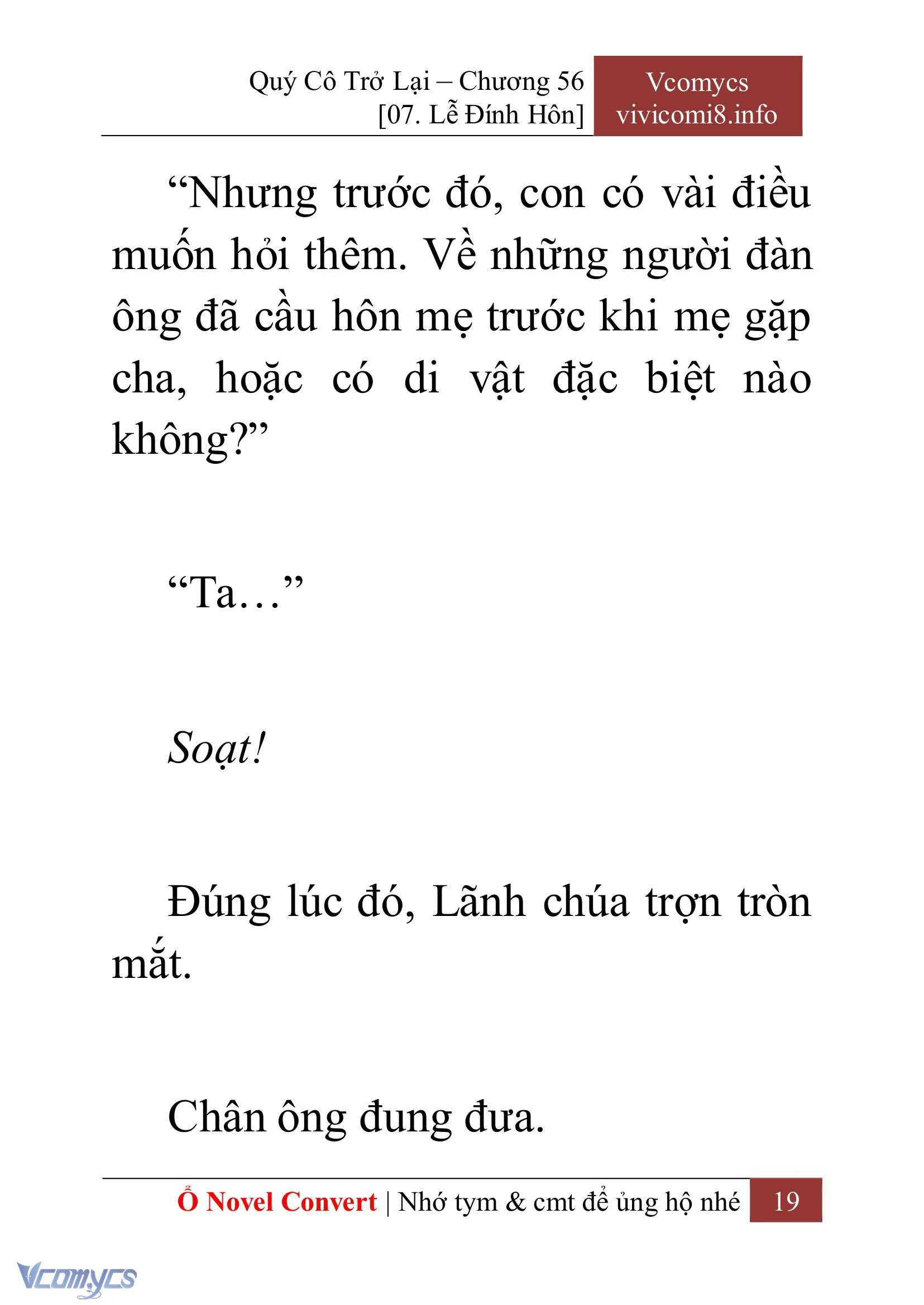 [Novel] Quý Cô Trở Lại Chapter  56 - 21