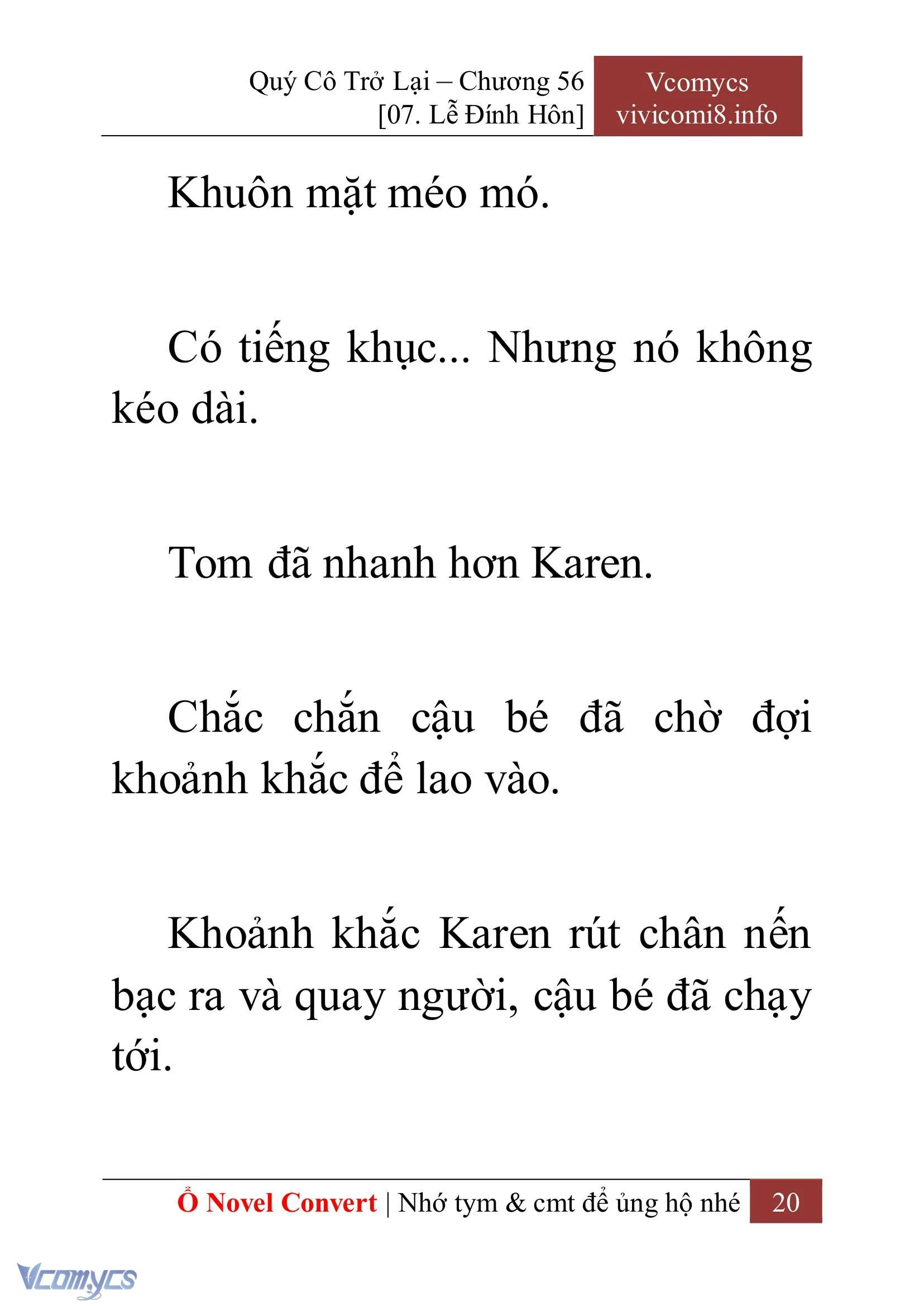 [Novel] Quý Cô Trở Lại Chapter  56 - 22
