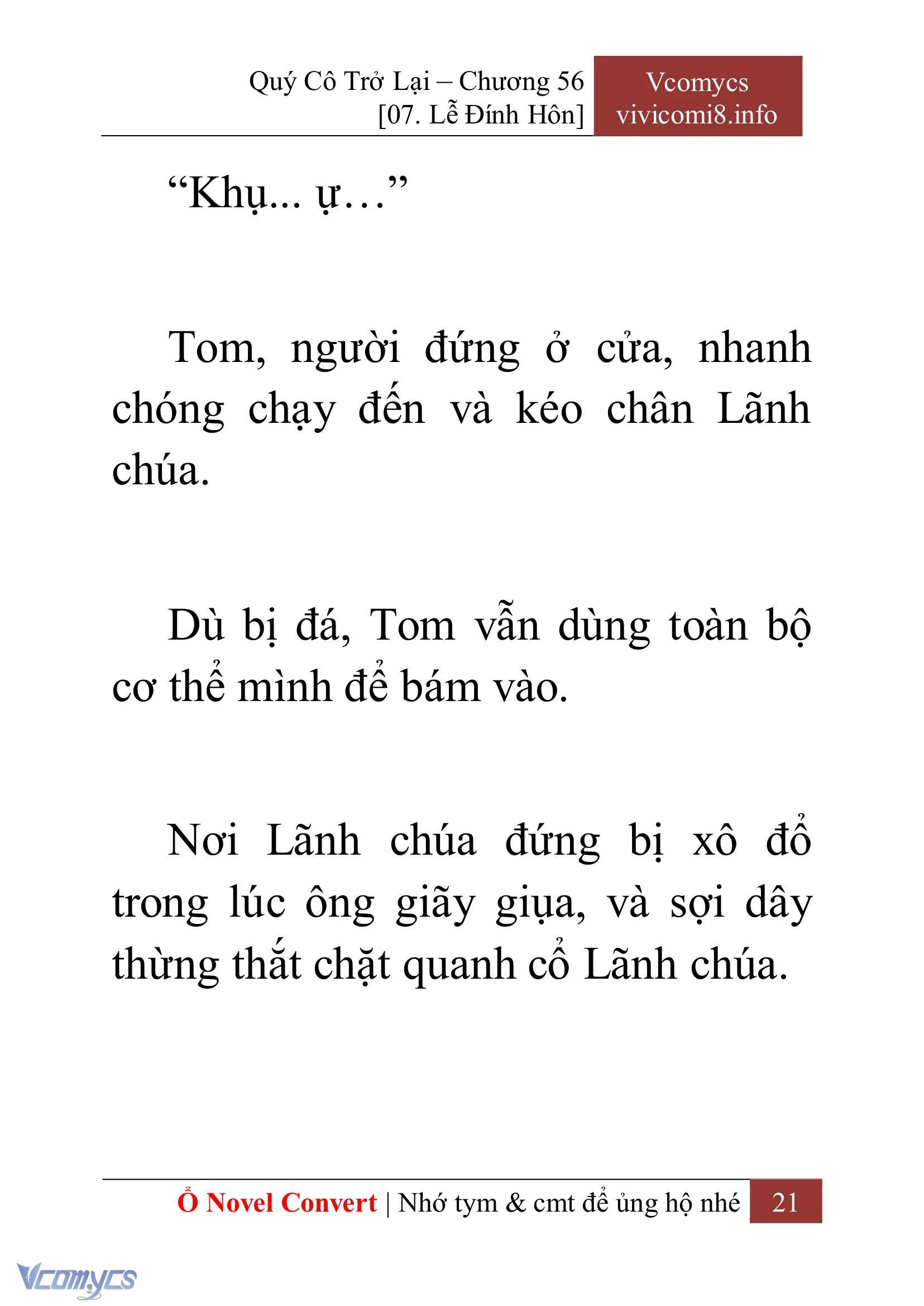 [Novel] Quý Cô Trở Lại Chapter  56 - 23