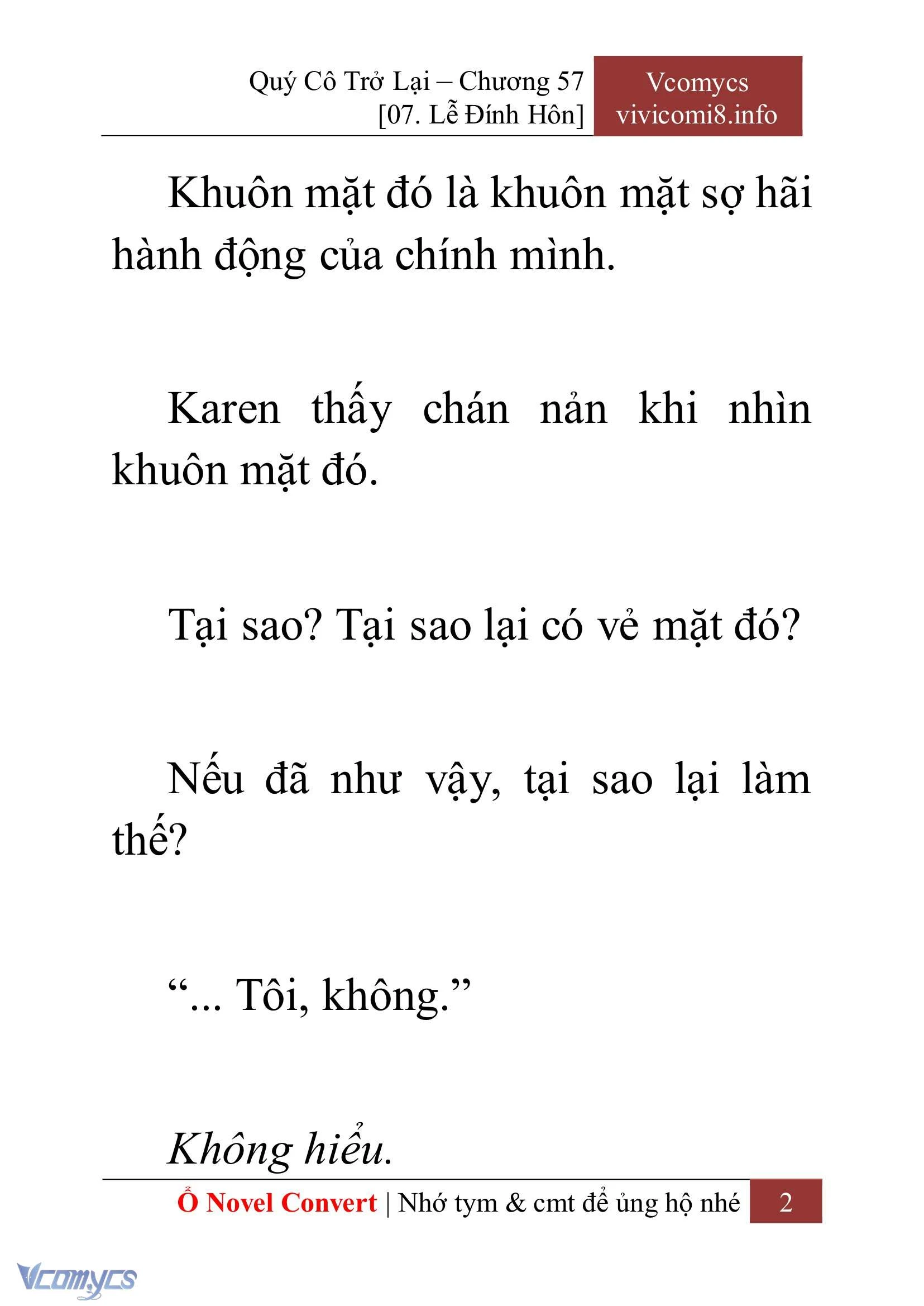 [Novel] Quý Cô Trở Lại Chapter  57 - 4