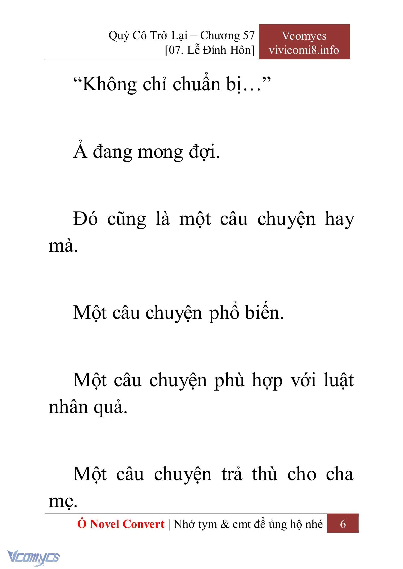 [Novel] Quý Cô Trở Lại Chapter  57 - 8