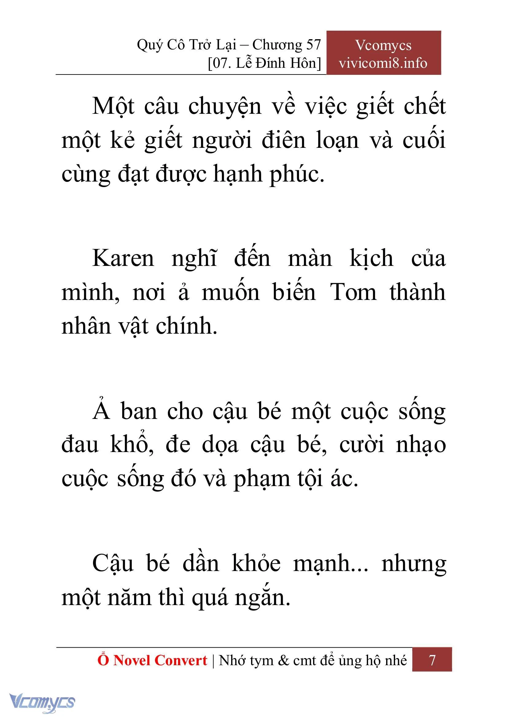 [Novel] Quý Cô Trở Lại Chapter  57 - 9