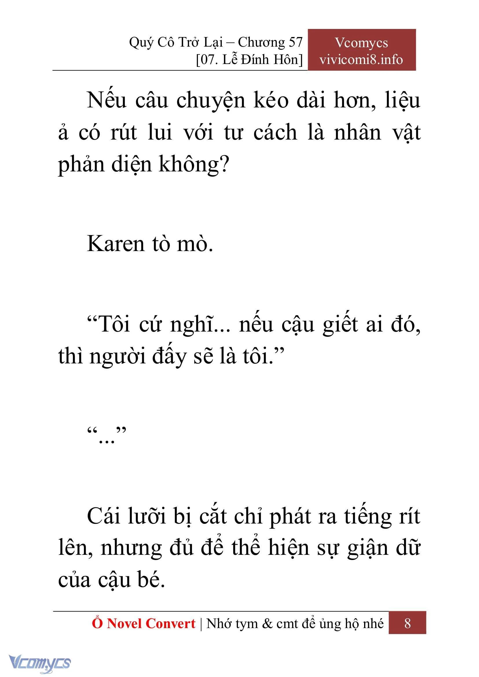 [Novel] Quý Cô Trở Lại Chapter  57 - 10