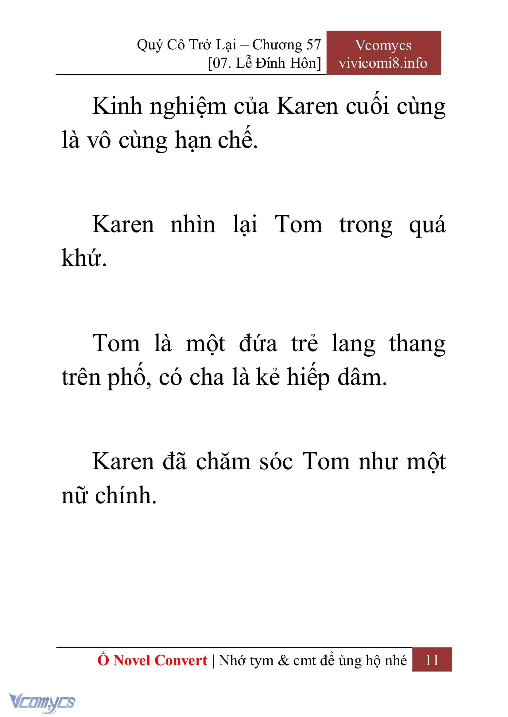[Novel] Quý Cô Trở Lại Chapter  57 - 13