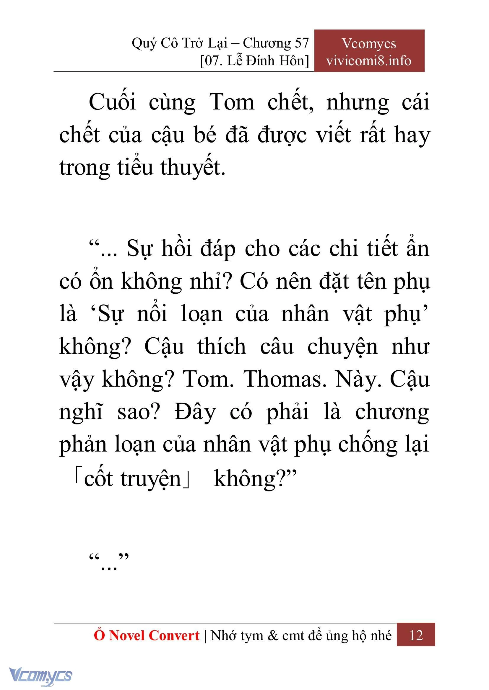 [Novel] Quý Cô Trở Lại Chapter  57 - 14