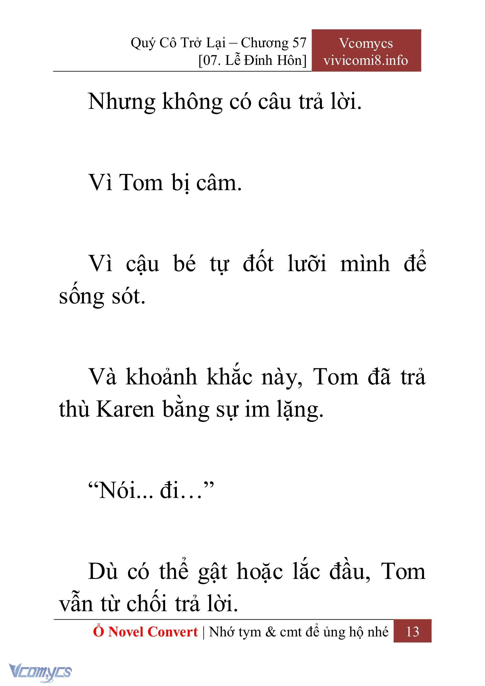 [Novel] Quý Cô Trở Lại Chapter  57 - 15
