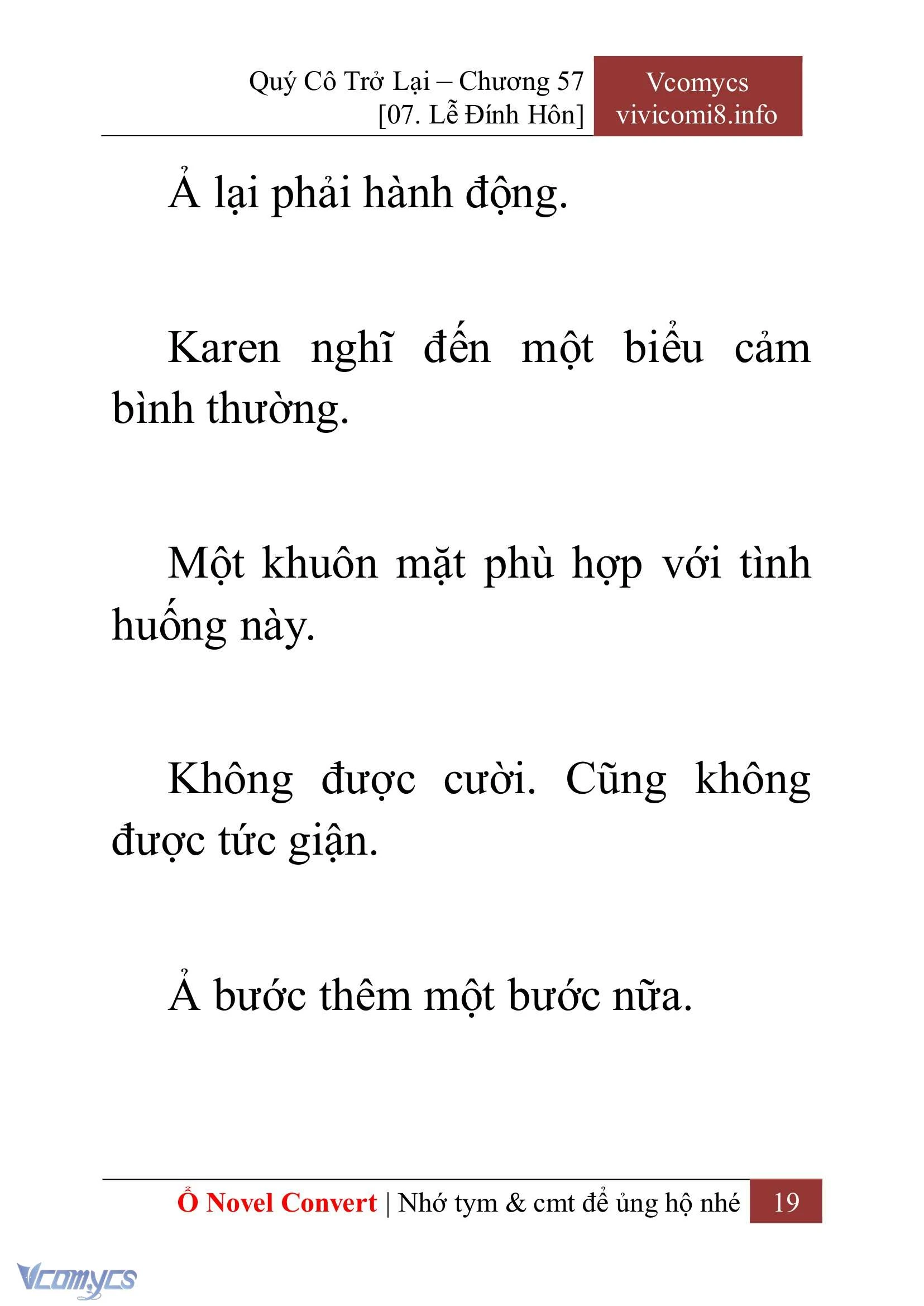 [Novel] Quý Cô Trở Lại Chapter  57 - 21