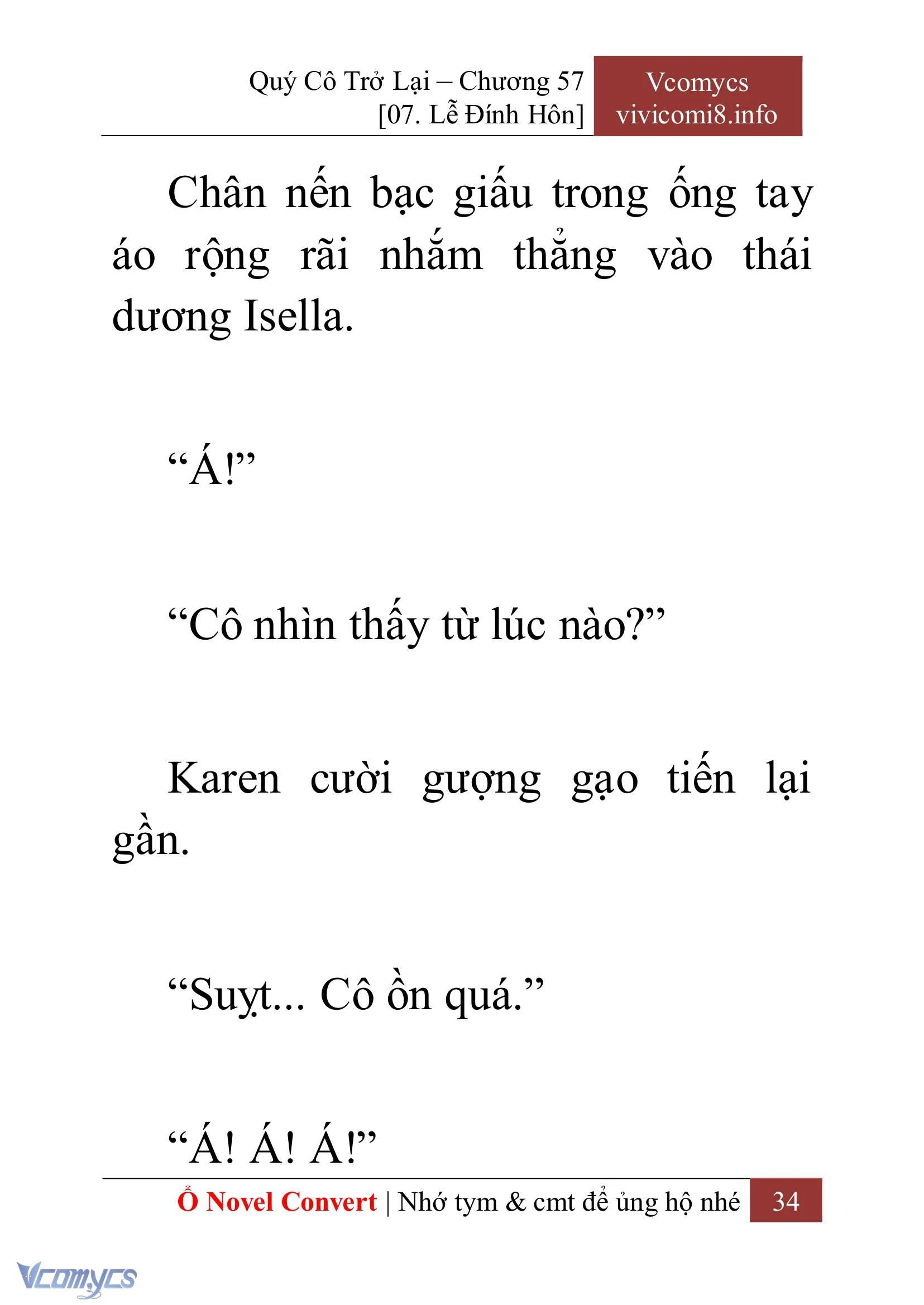 [Novel] Quý Cô Trở Lại Chapter  57 - 36