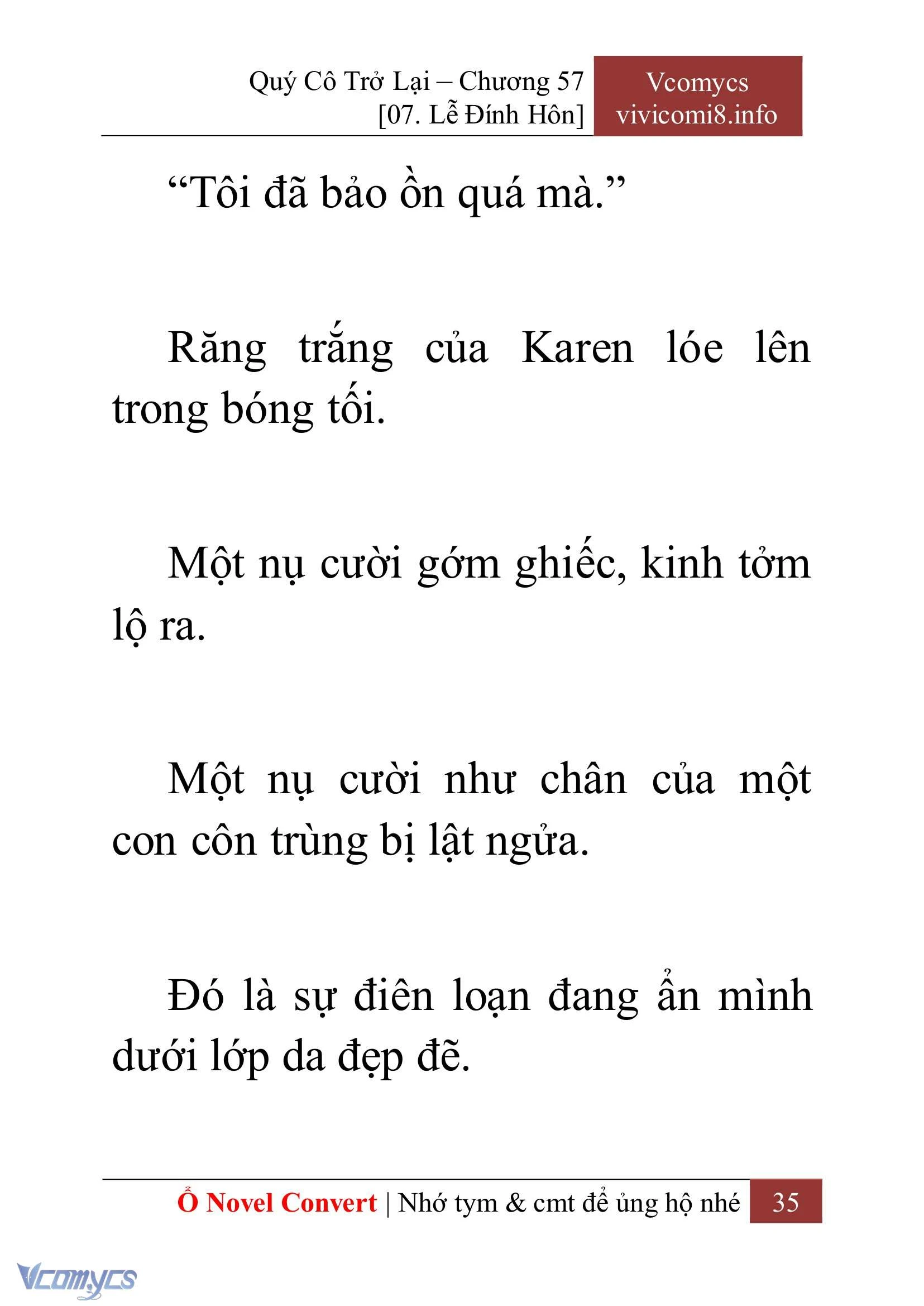 [Novel] Quý Cô Trở Lại Chapter  57 - 37