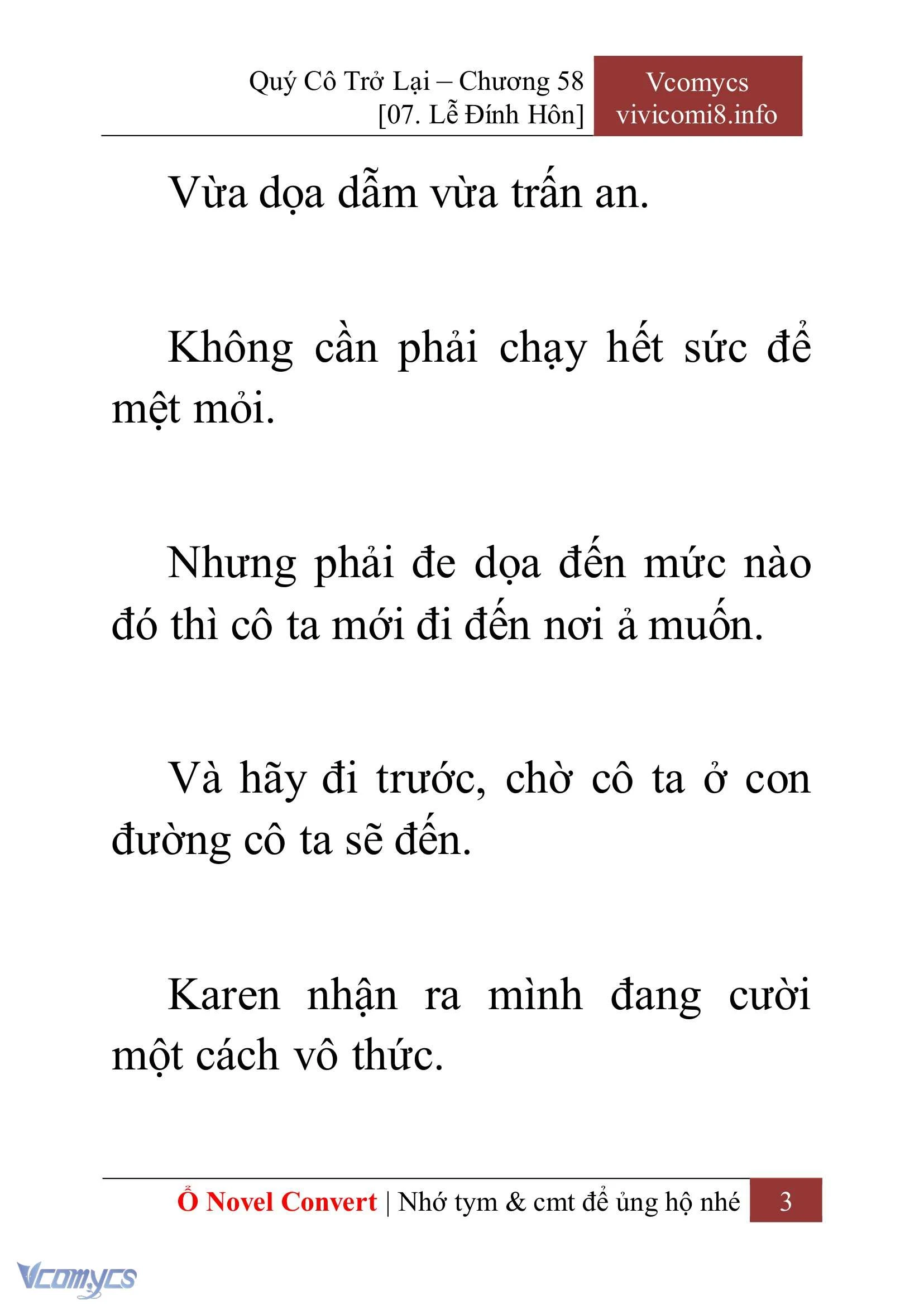 [Novel] Quý Cô Trở Lại Chapter  58 - 5