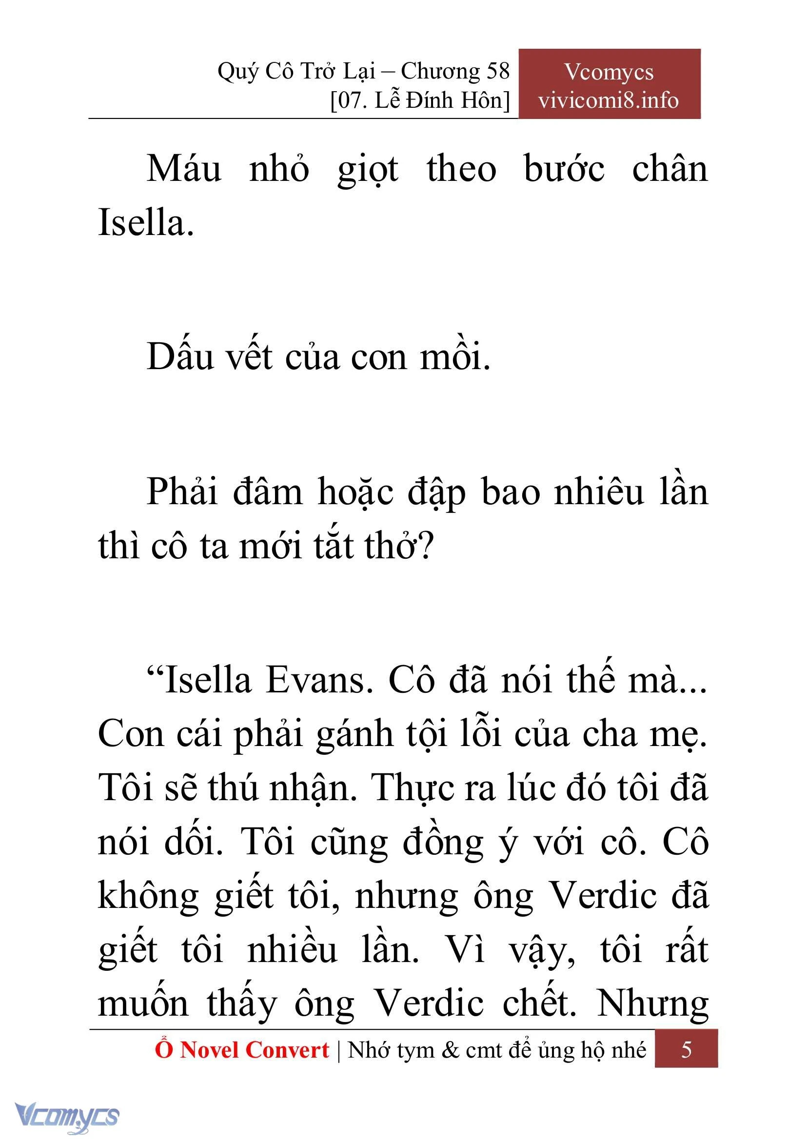 [Novel] Quý Cô Trở Lại Chapter  58 - 7