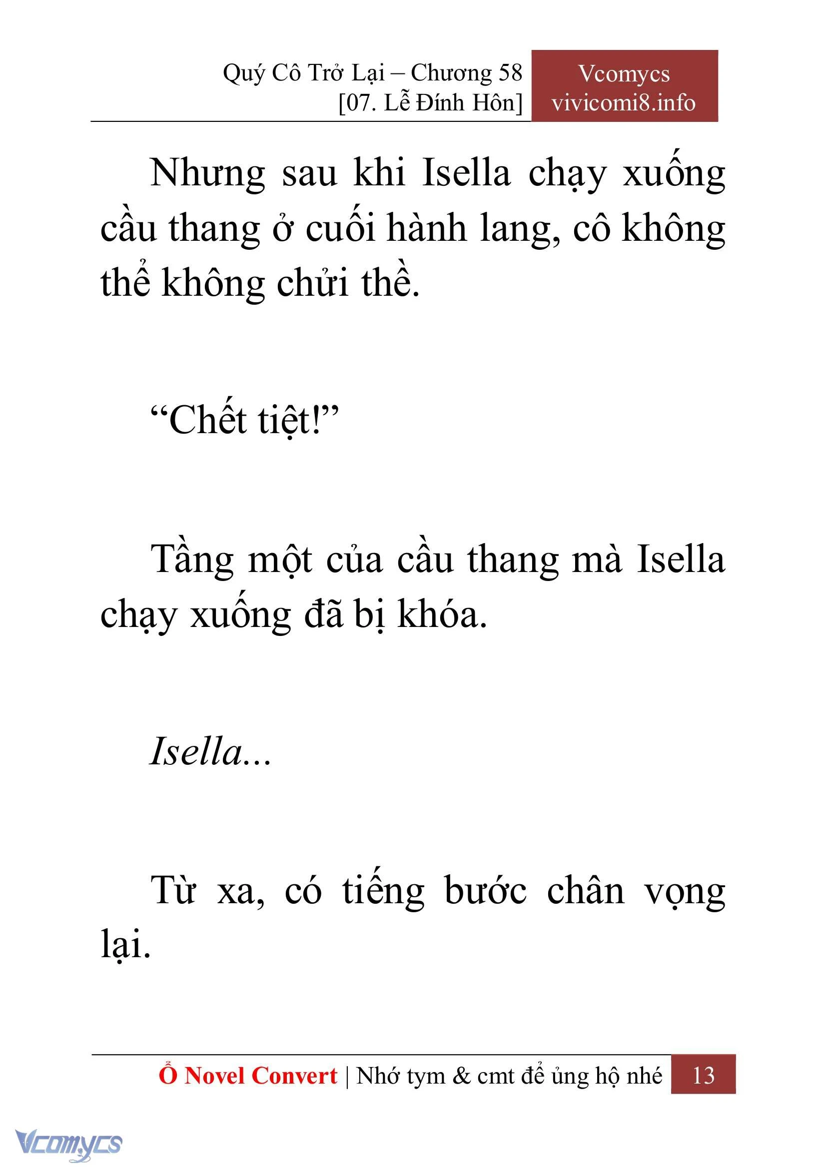 [Novel] Quý Cô Trở Lại Chapter  58 - 15