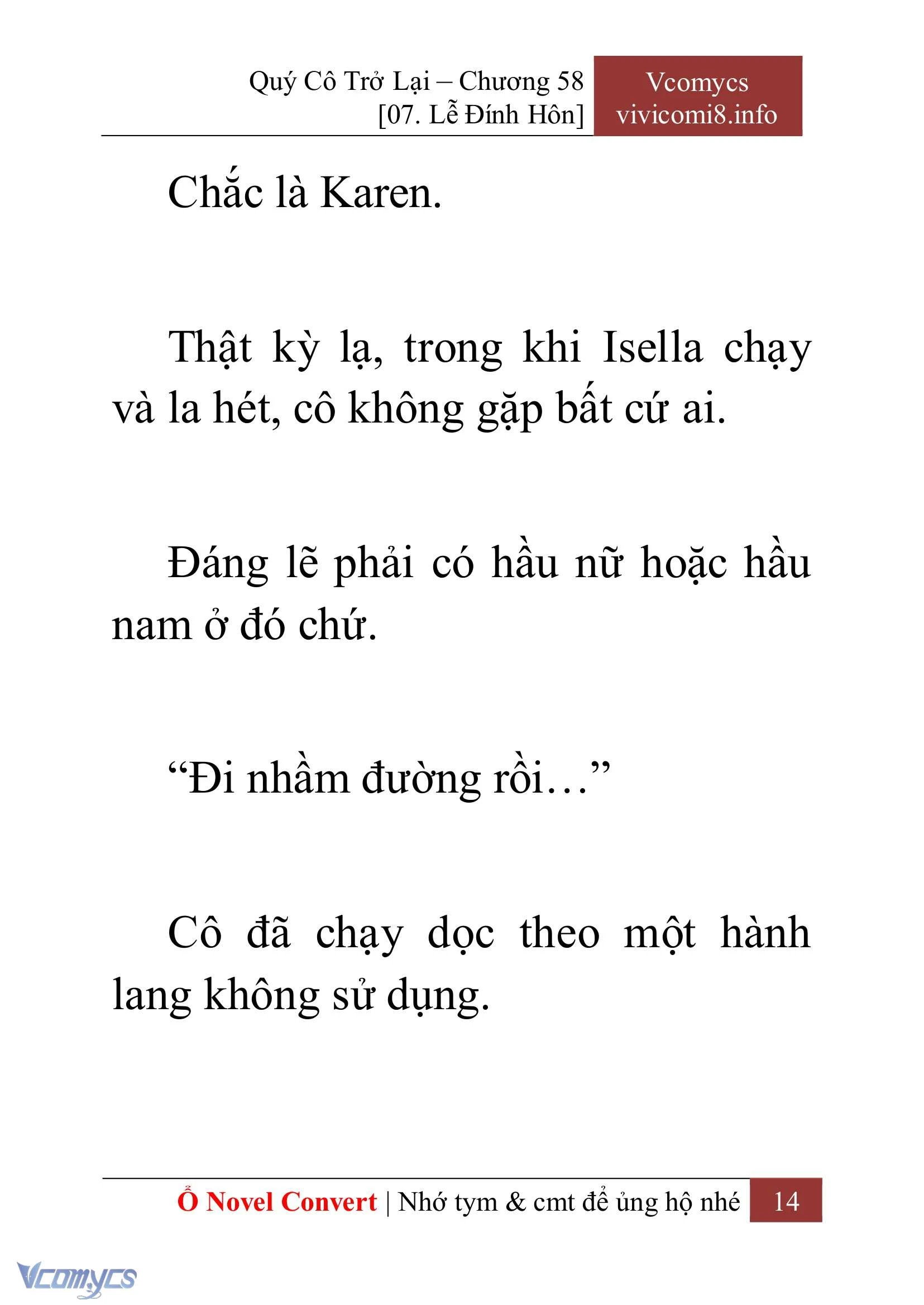 [Novel] Quý Cô Trở Lại Chapter  58 - 16