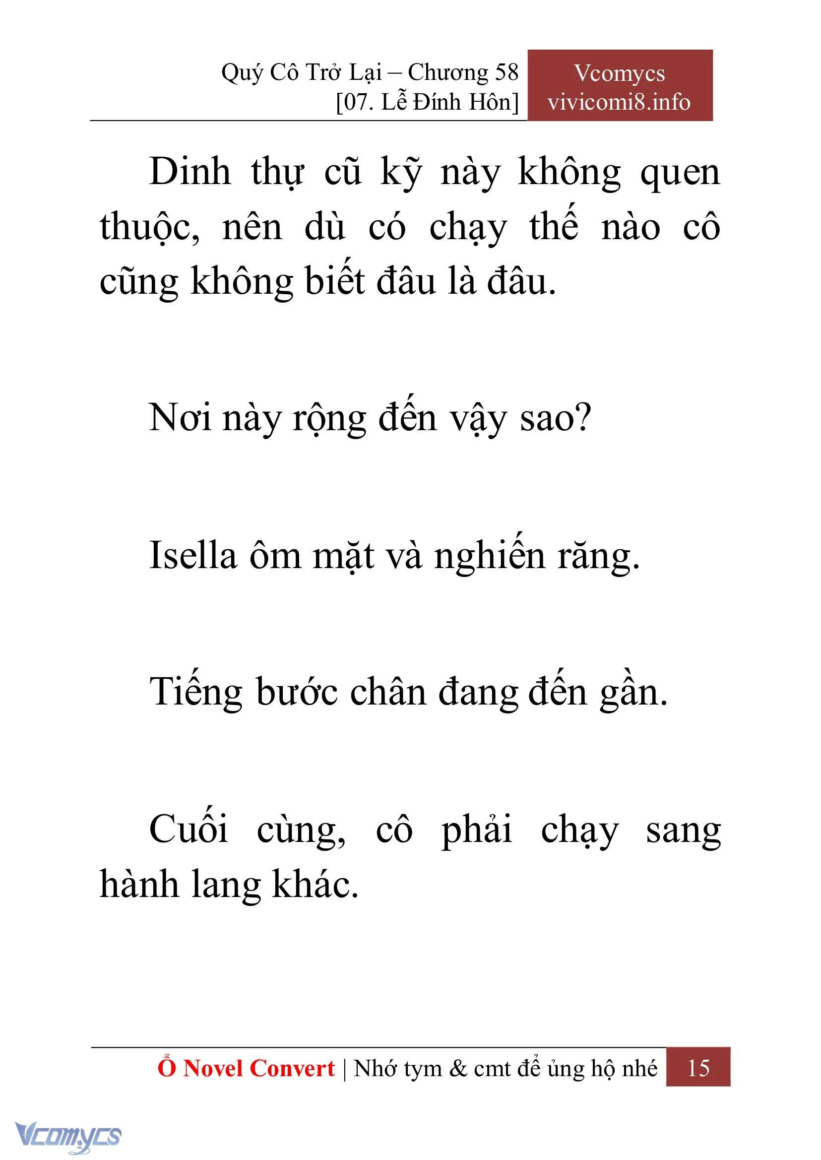 [Novel] Quý Cô Trở Lại Chapter  58 - 17