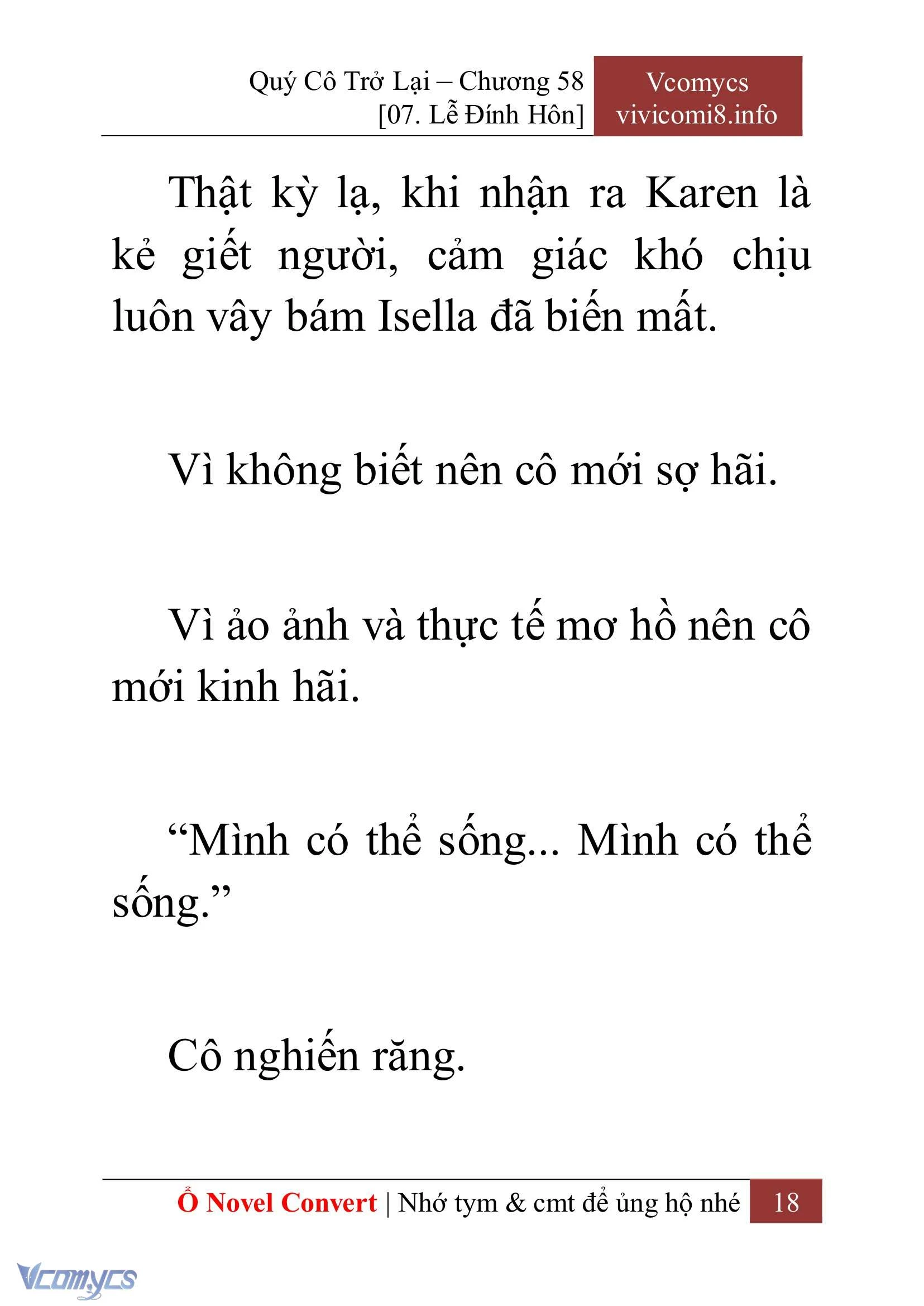 [Novel] Quý Cô Trở Lại Chapter  58 - 20