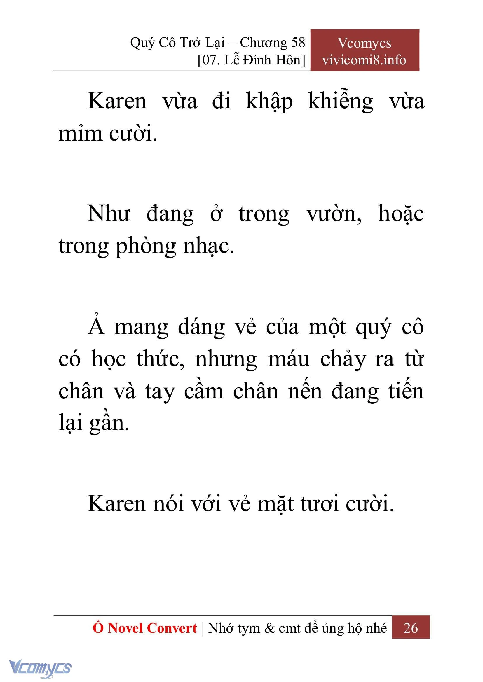[Novel] Quý Cô Trở Lại Chapter  58 - 28