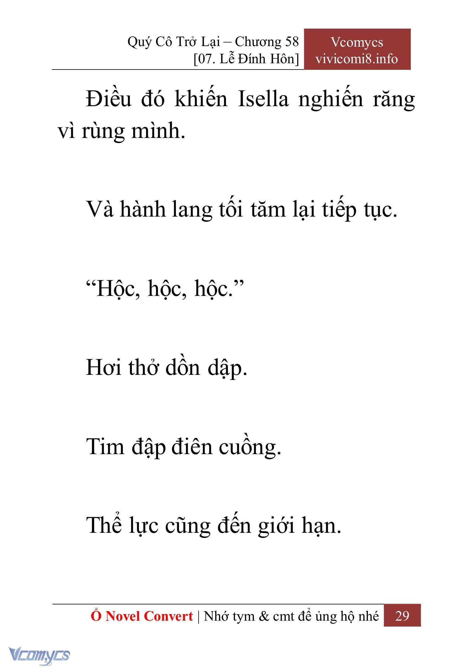 [Novel] Quý Cô Trở Lại Chapter  58 - 31