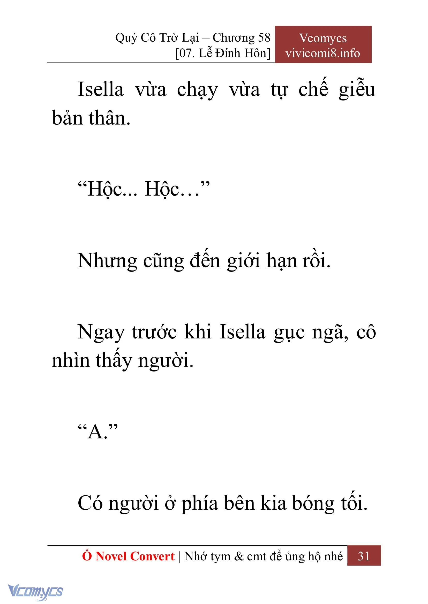 [Novel] Quý Cô Trở Lại Chapter  58 - 33