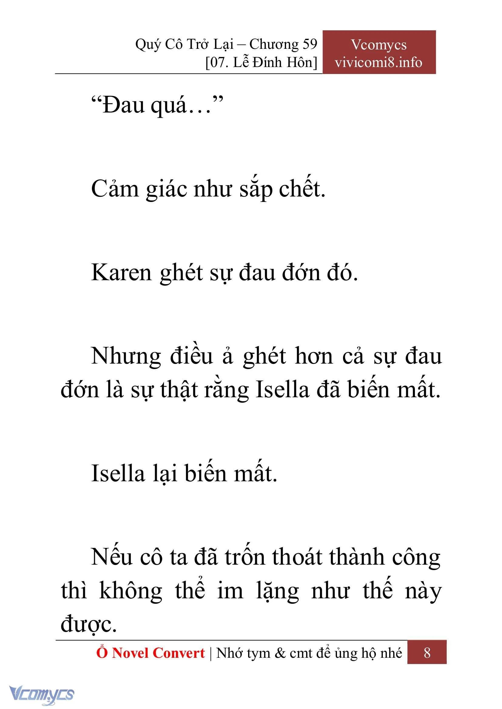[Novel] Quý Cô Trở Lại Chapter  59 - 10